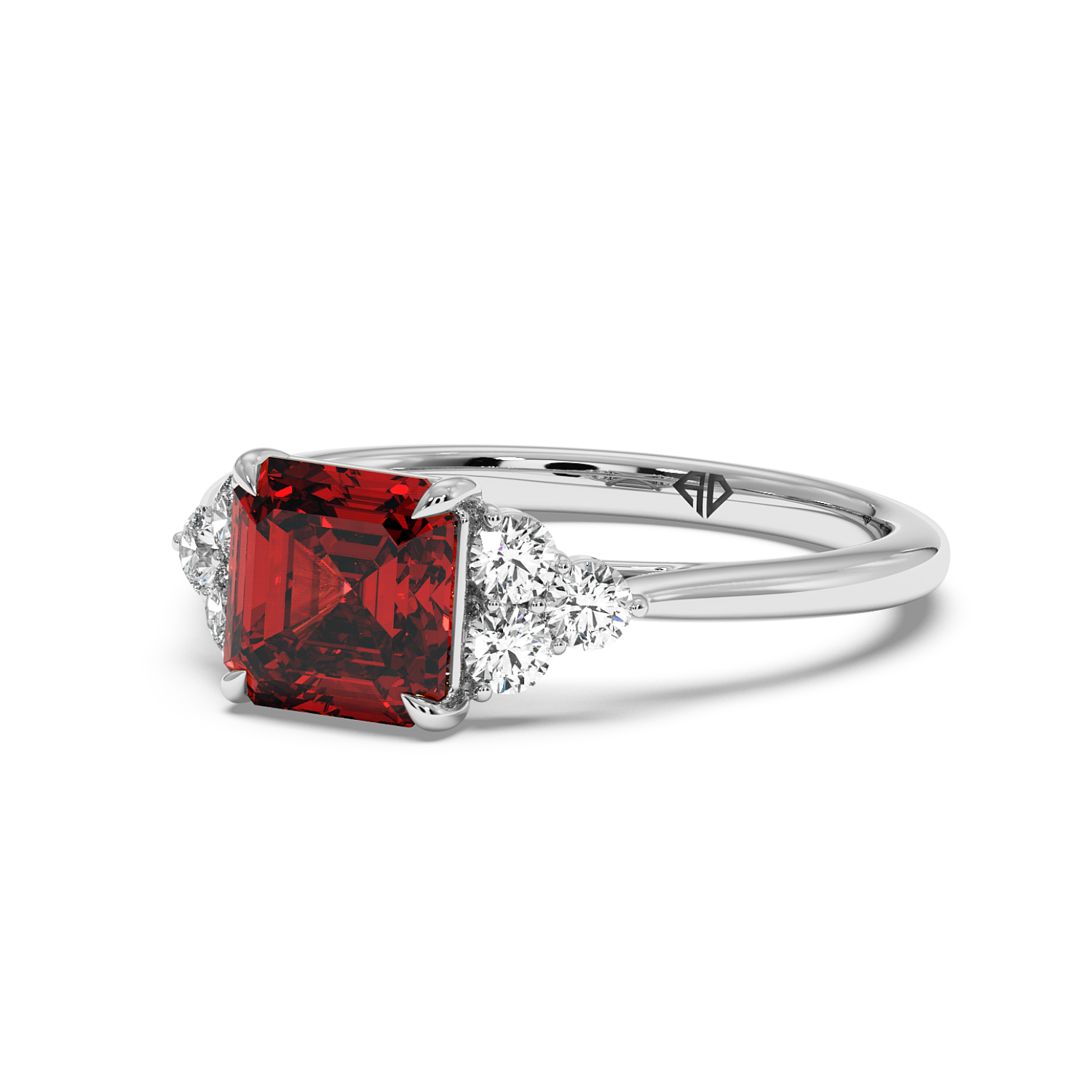 18K White Gold Sasha Engagement Ring