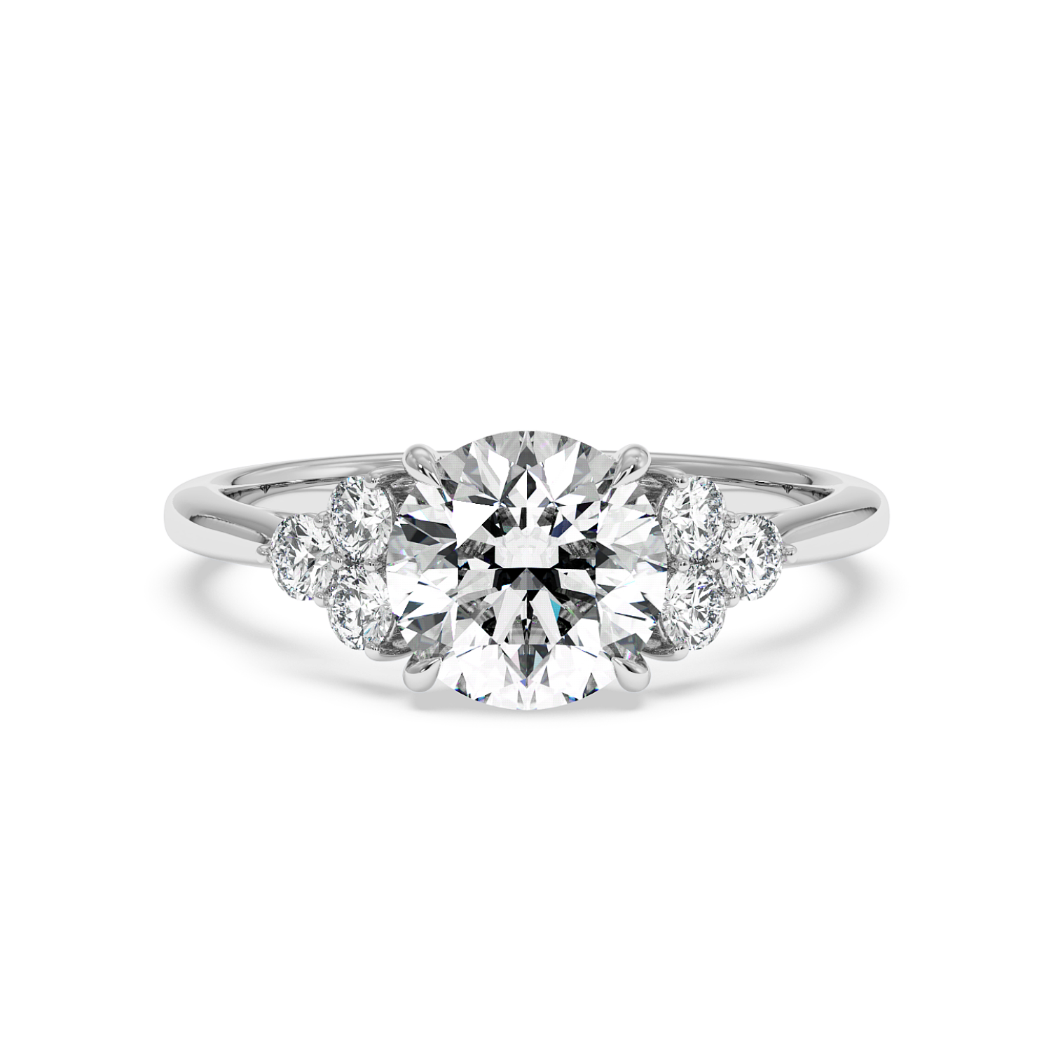 18K White Gold Sasha Engagement Ring