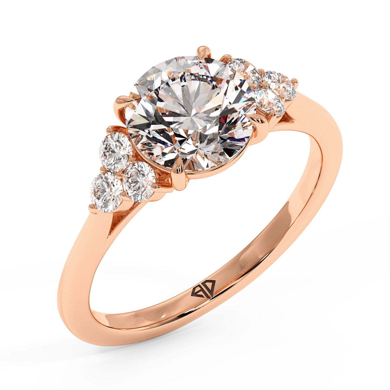 18K Rose Gold Sasha Engagement Ring