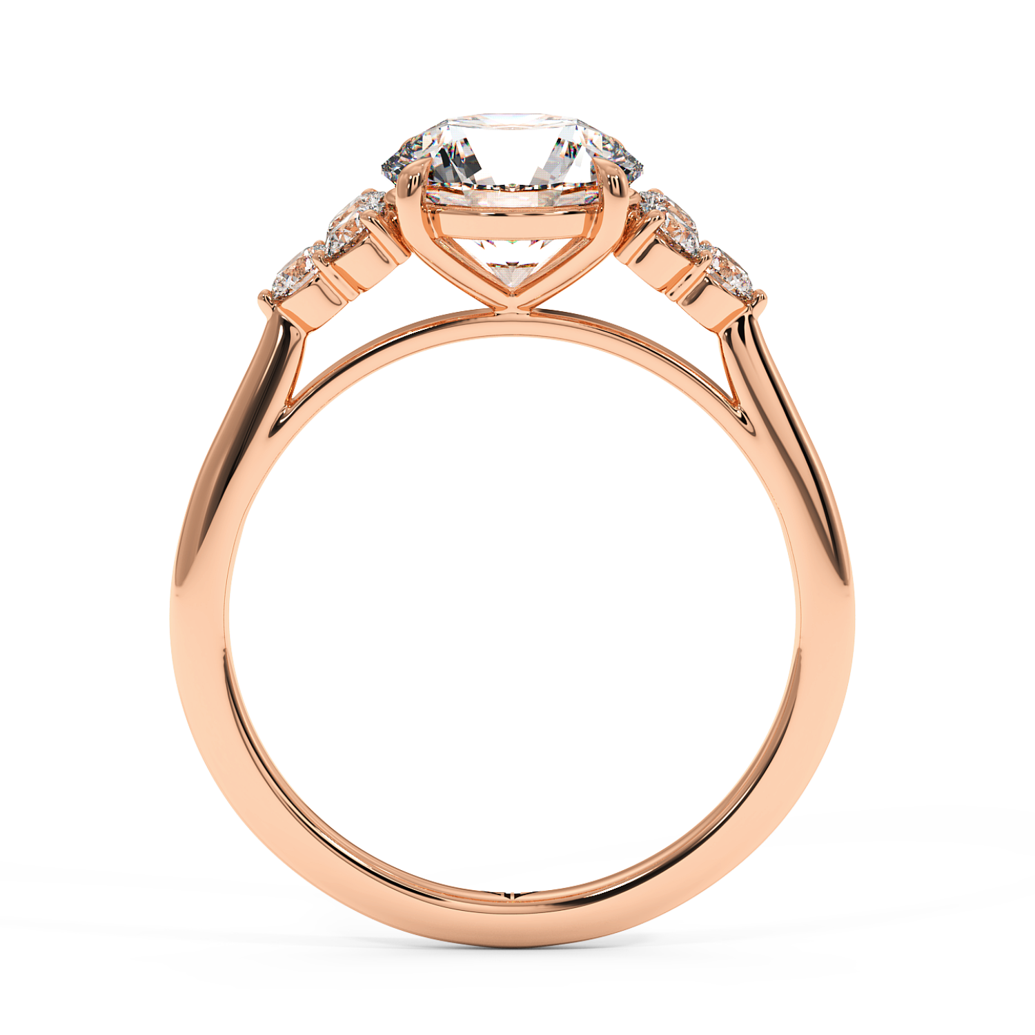 18K Rose Gold Sasha Engagement Ring