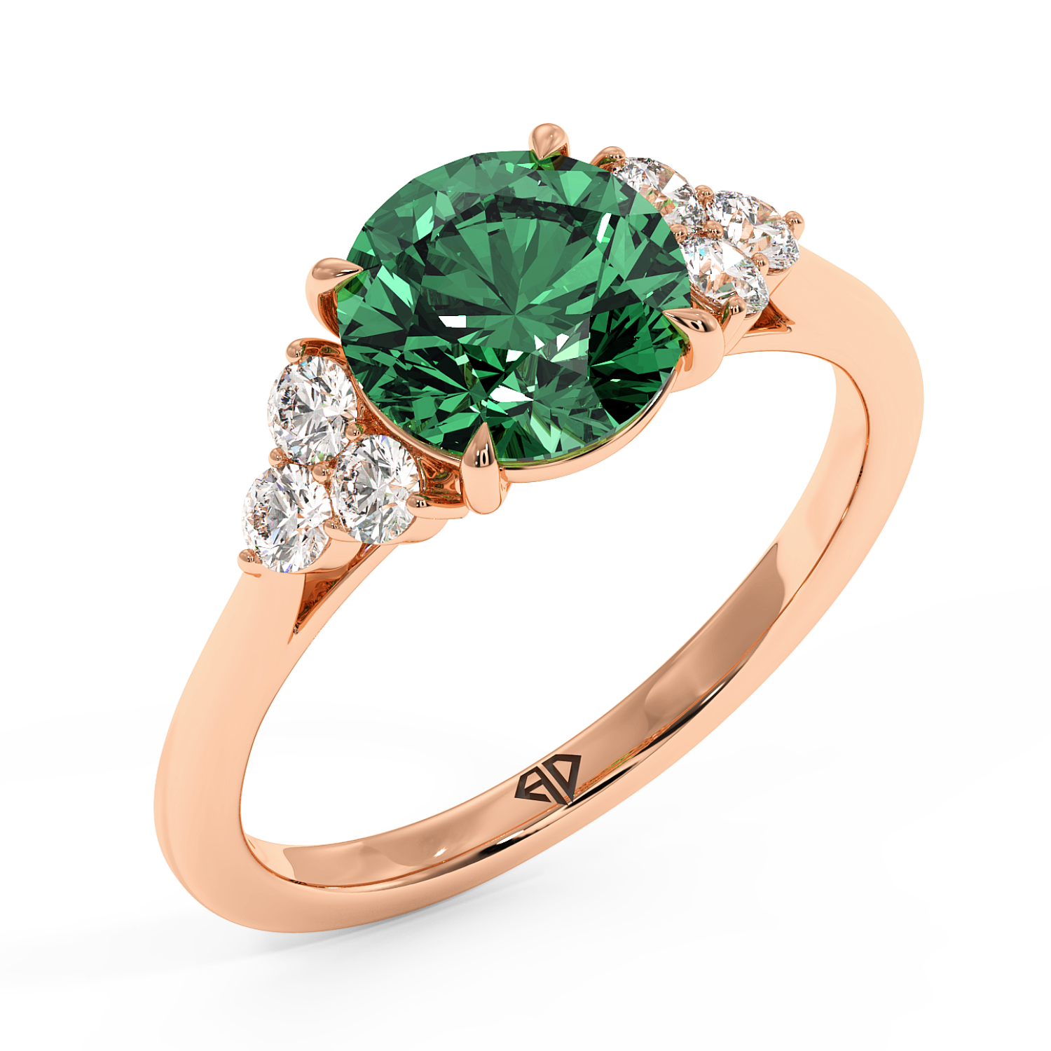 18K Rose Gold Sasha Engagement Ring
