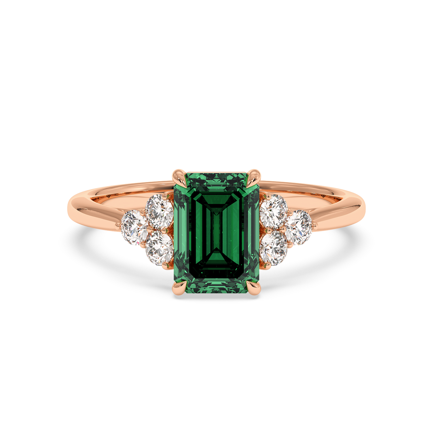 18K Rose Gold Sasha Engagement Ring