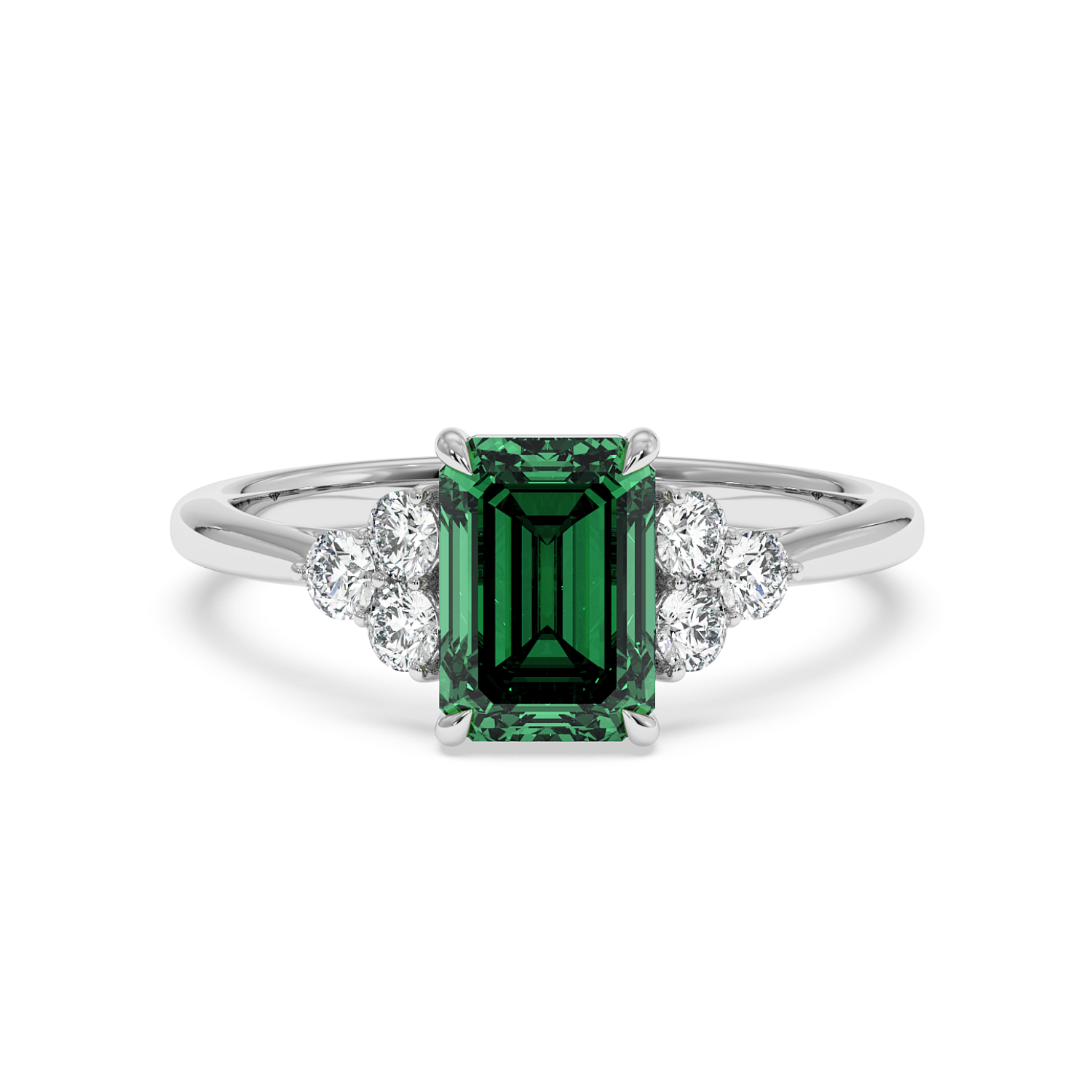 18K White Gold Sasha Engagement Ring