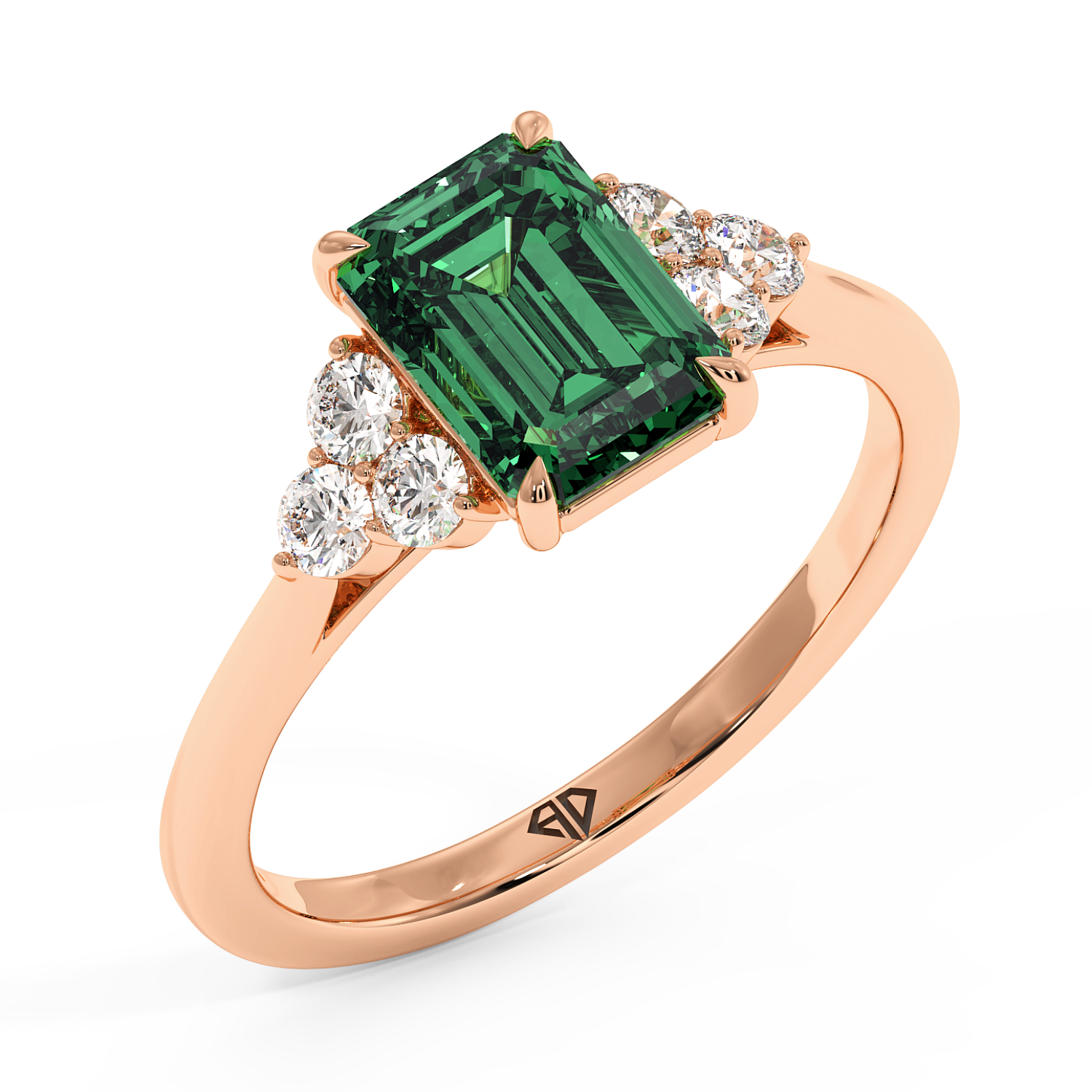 18K Rose Gold Sasha Engagement Ring