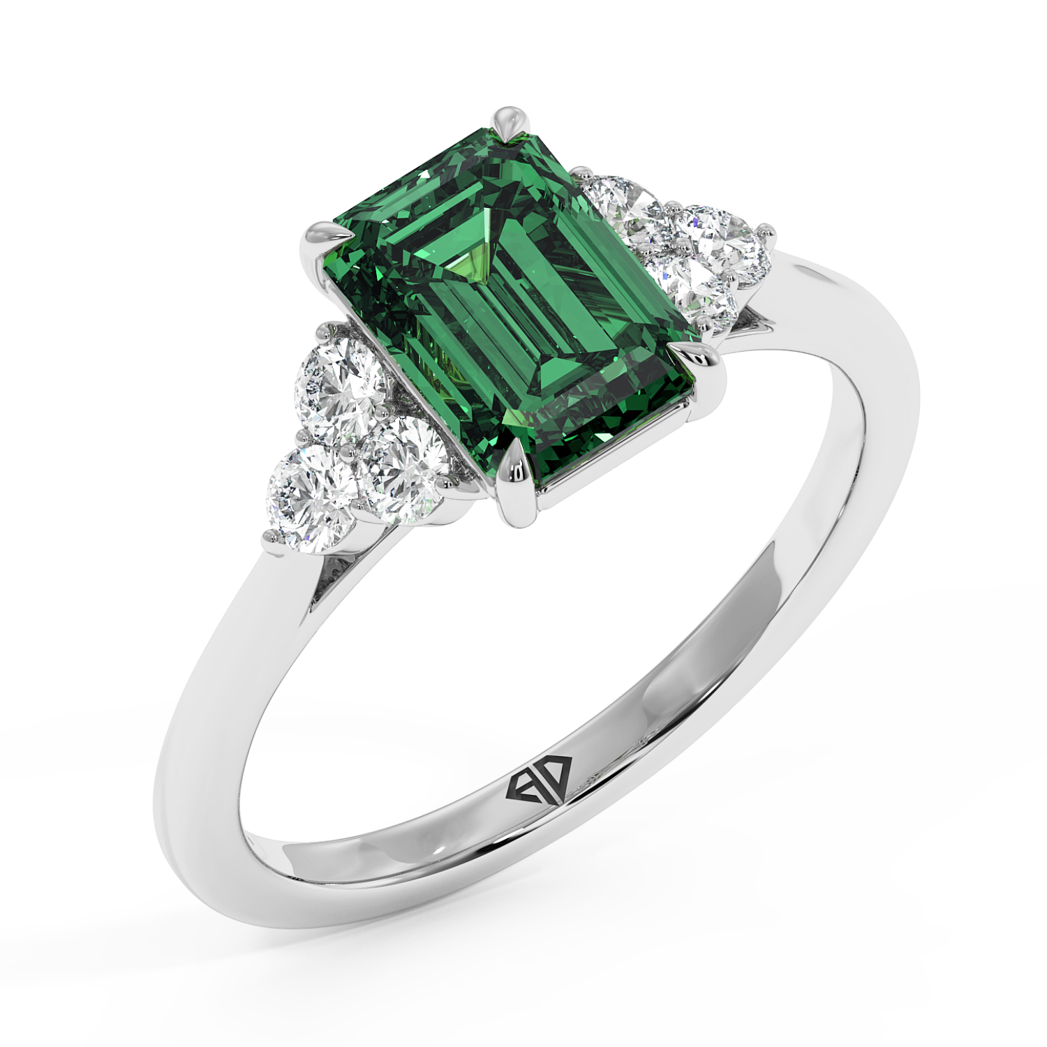 18K White Gold Sasha Engagement Ring