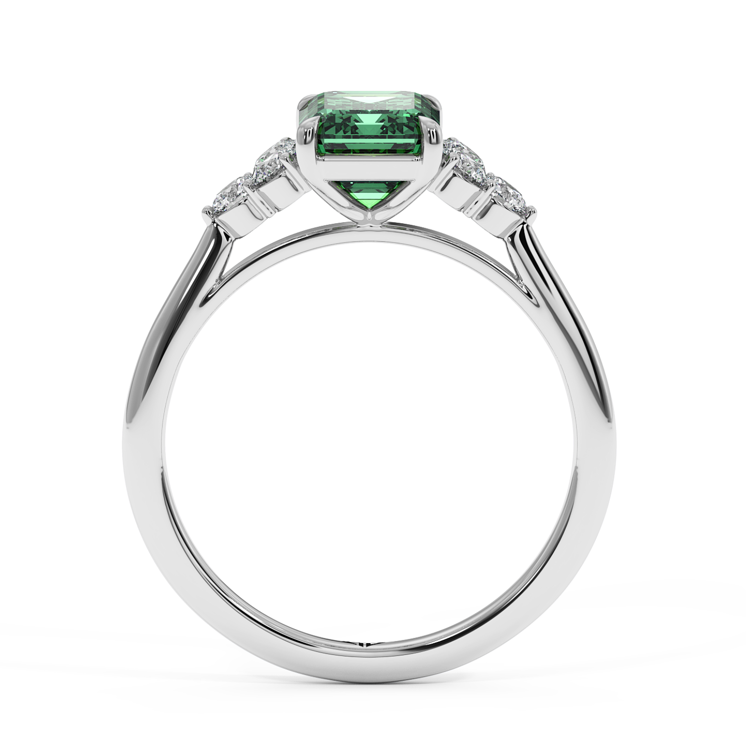 18K White Gold Sasha Engagement Ring