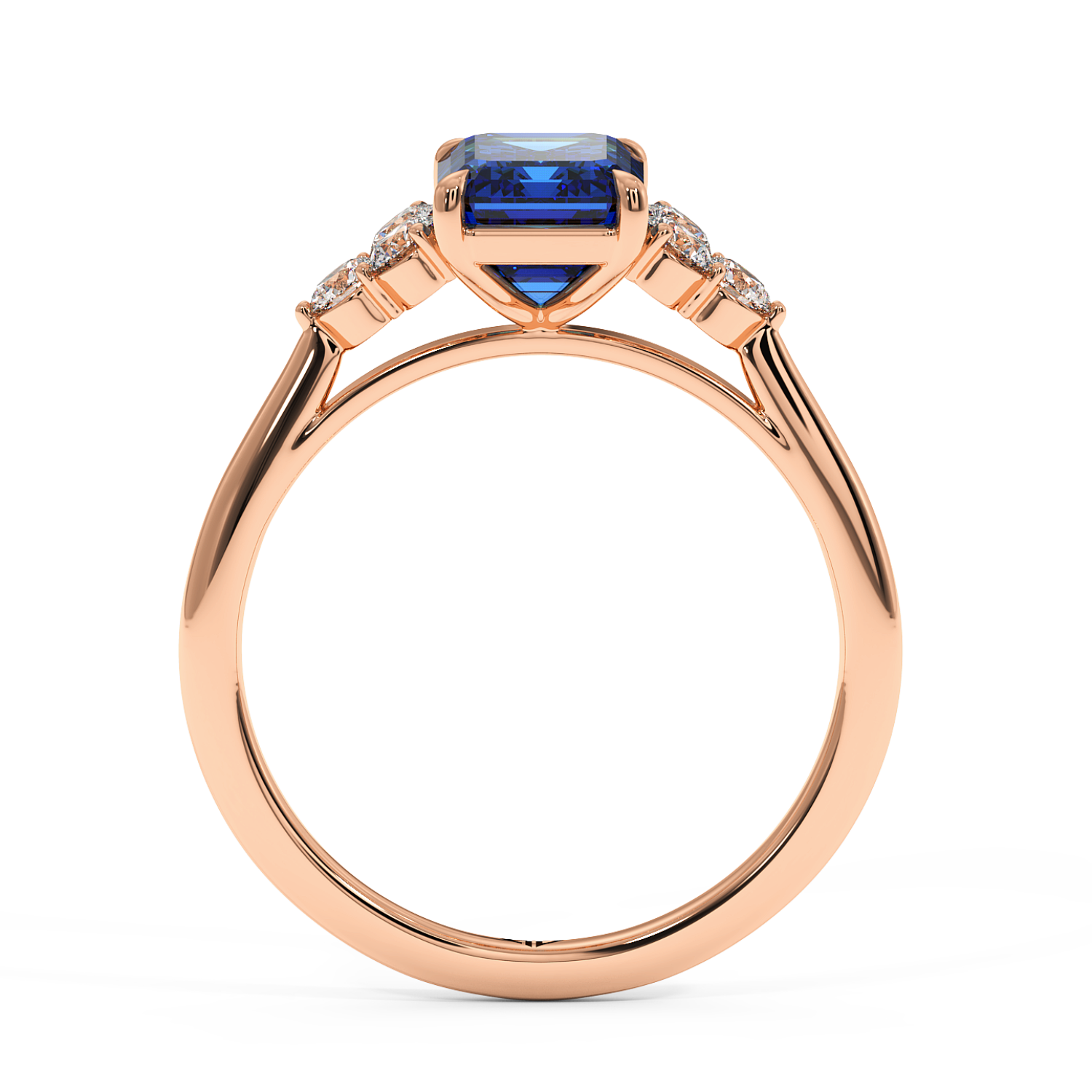 18K Rose Gold Sasha Engagement Ring