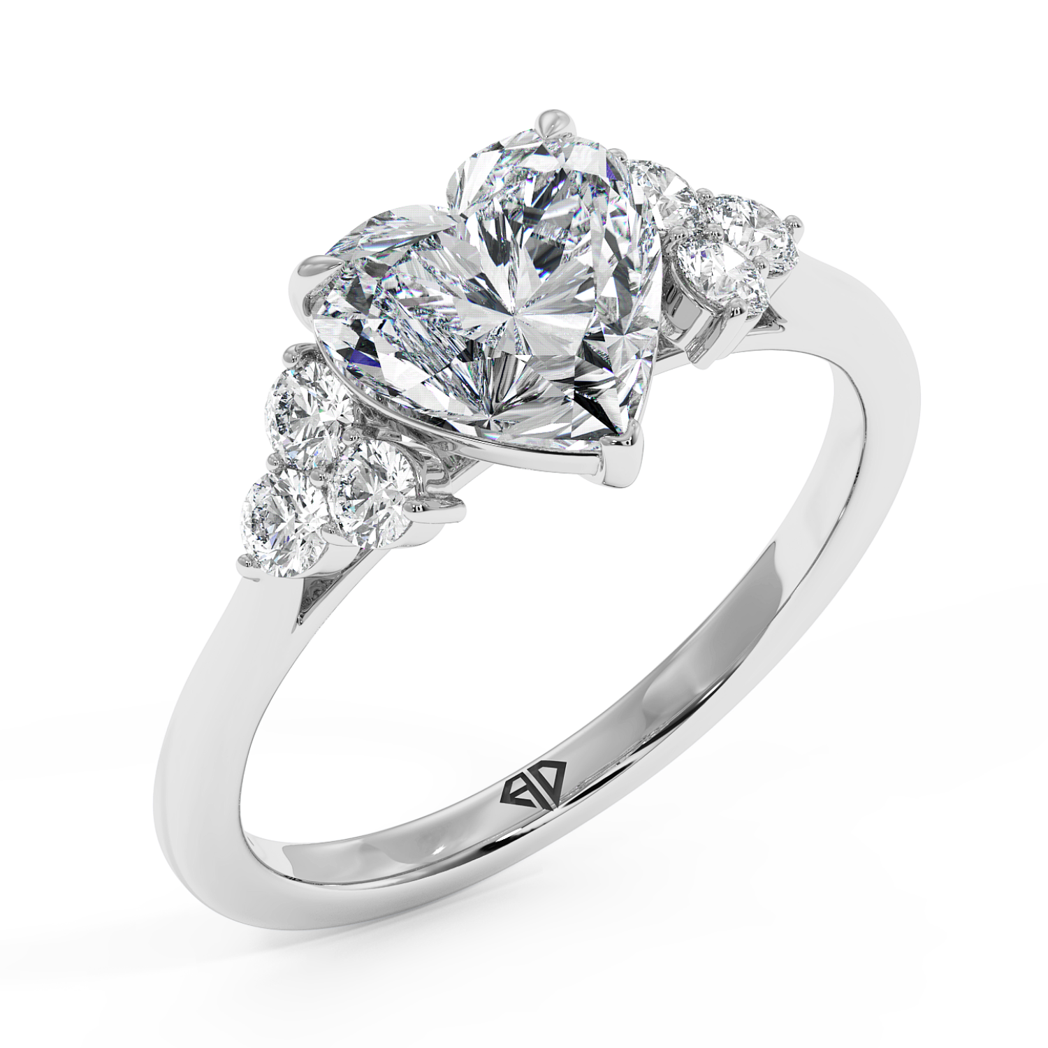 18K White Gold Sasha Engagement Ring