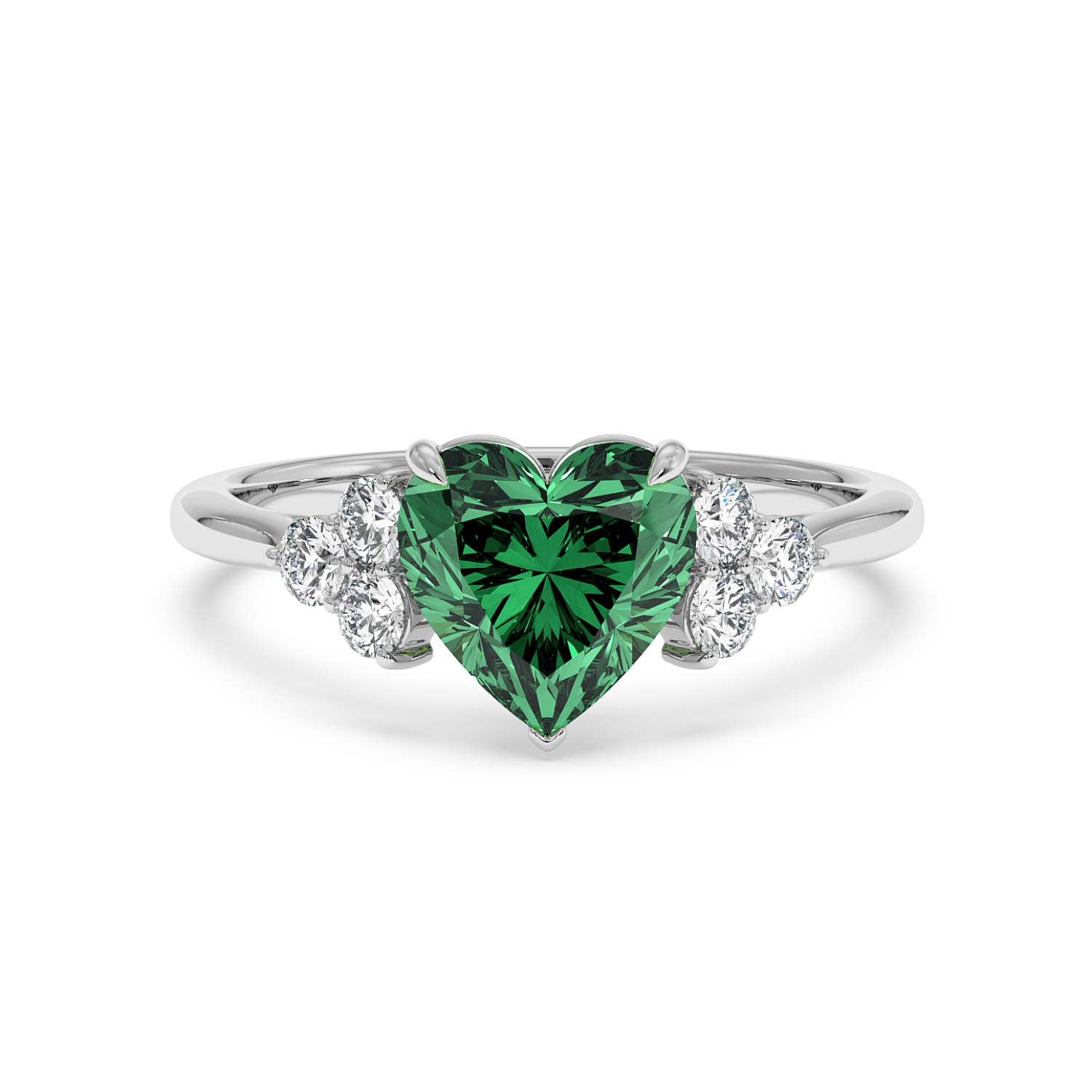 18K White Gold Sasha Engagement Ring
