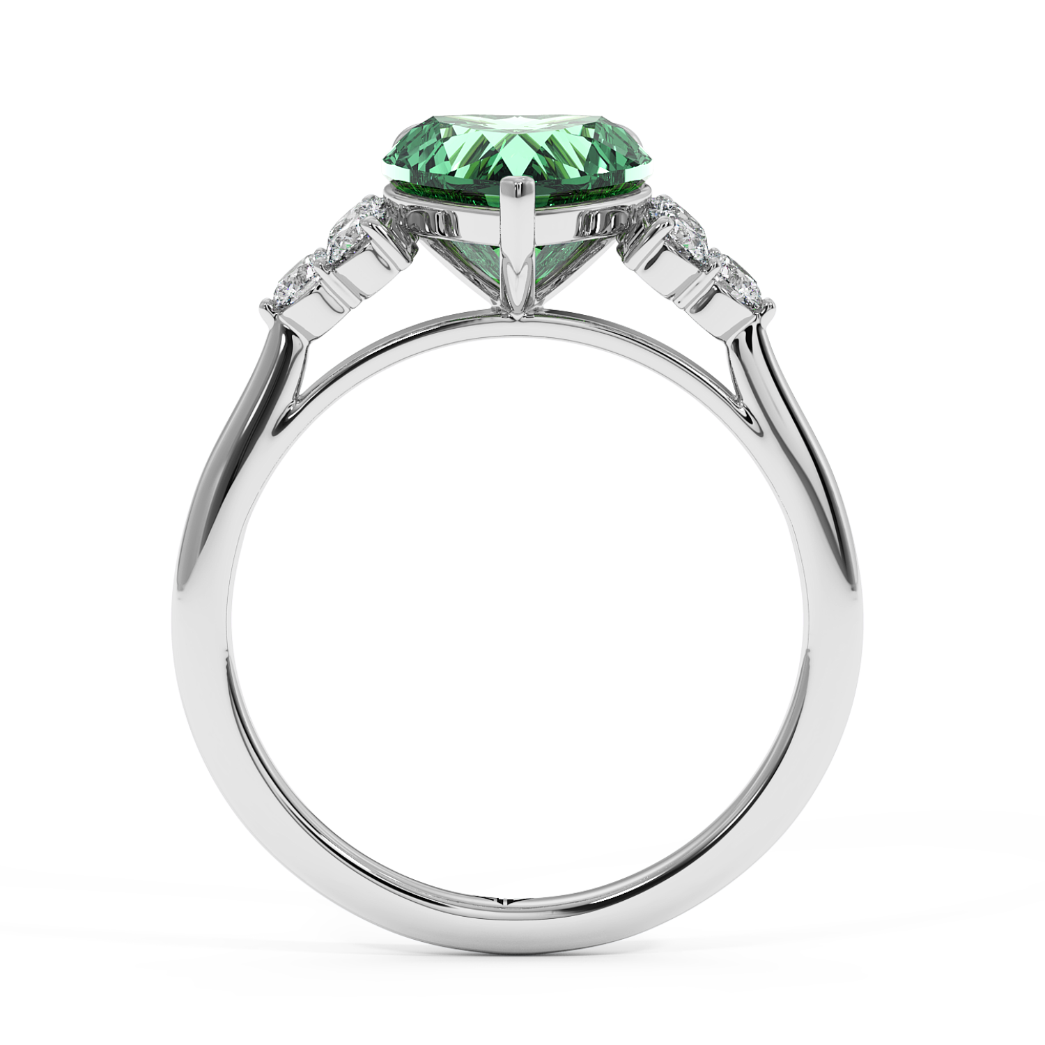 18K White Gold Sasha Engagement Ring