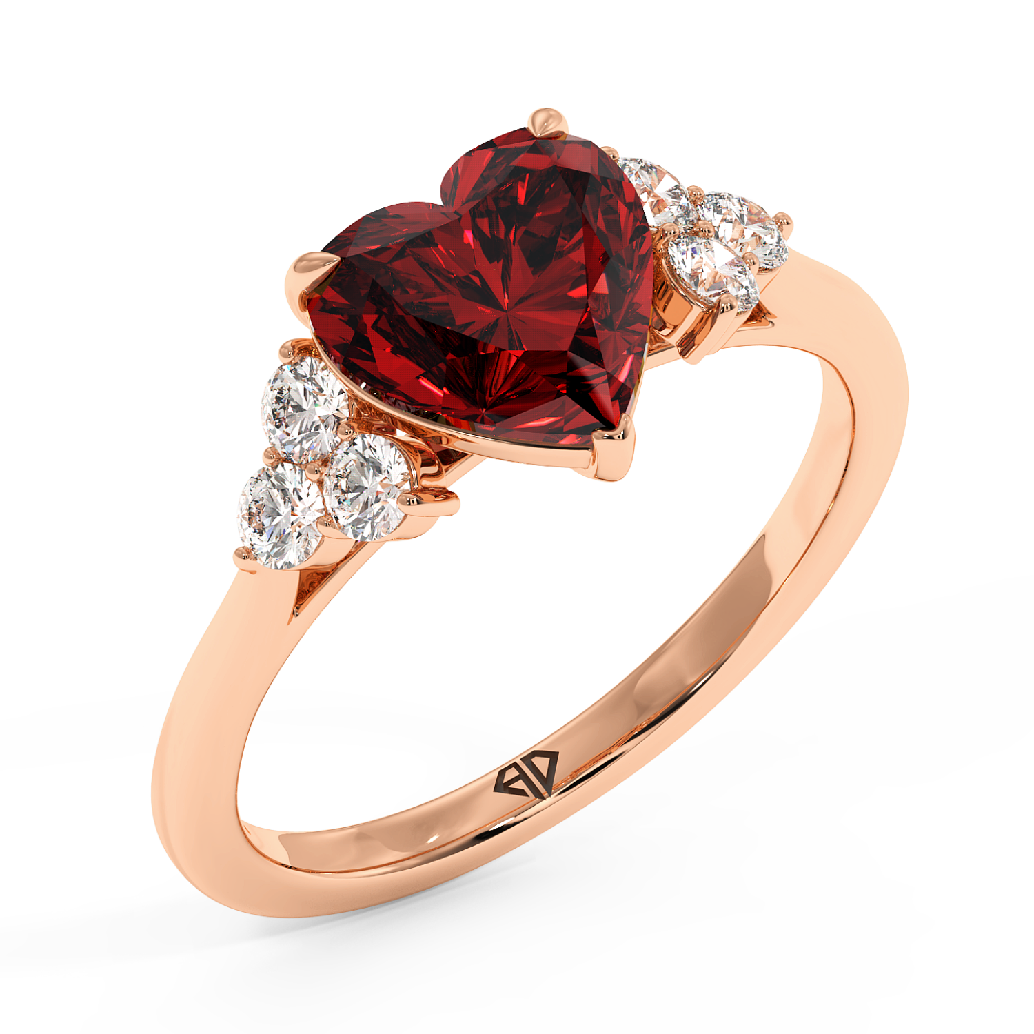 18K Rose Gold Sasha Engagement Ring