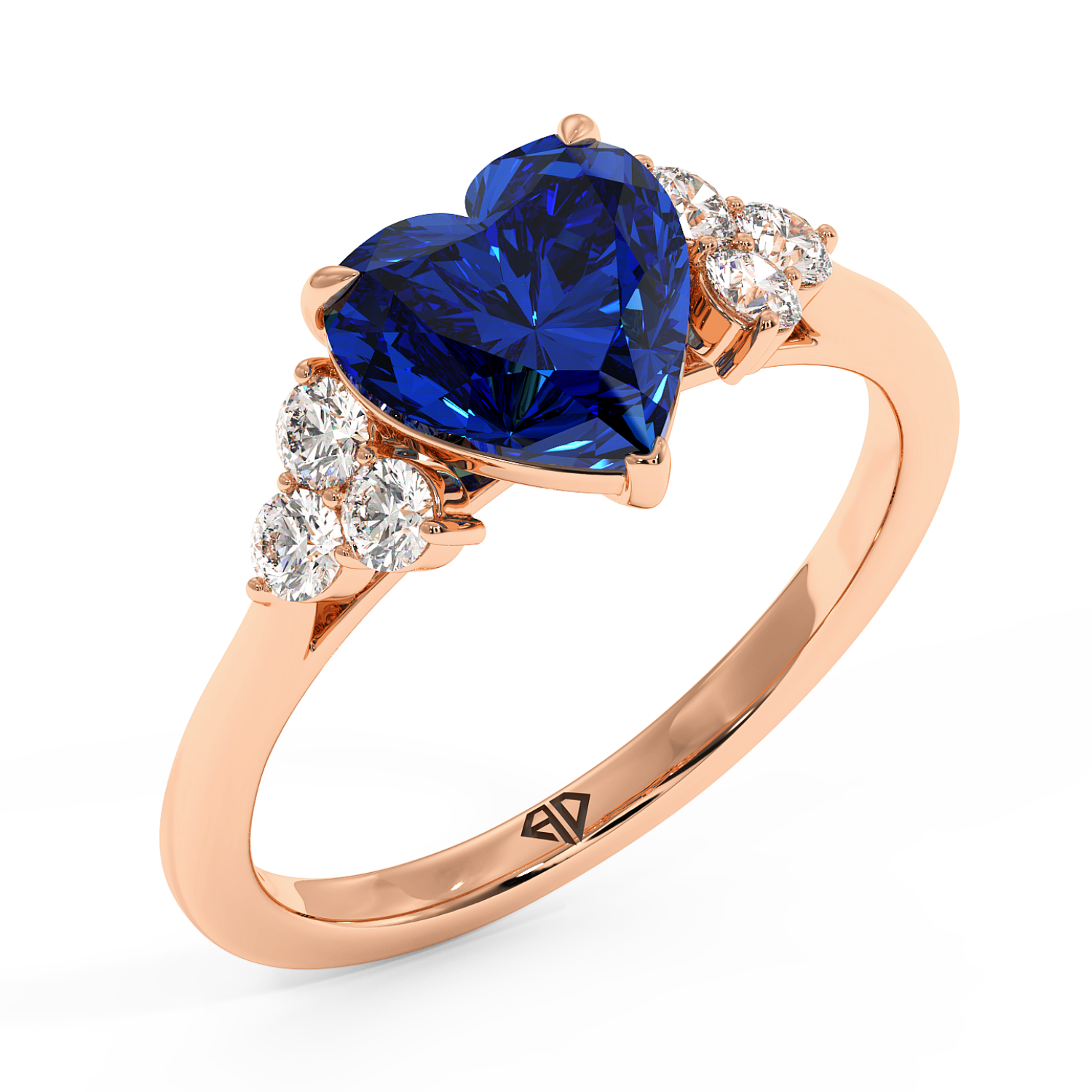 18K Rose Gold Sasha Engagement Ring