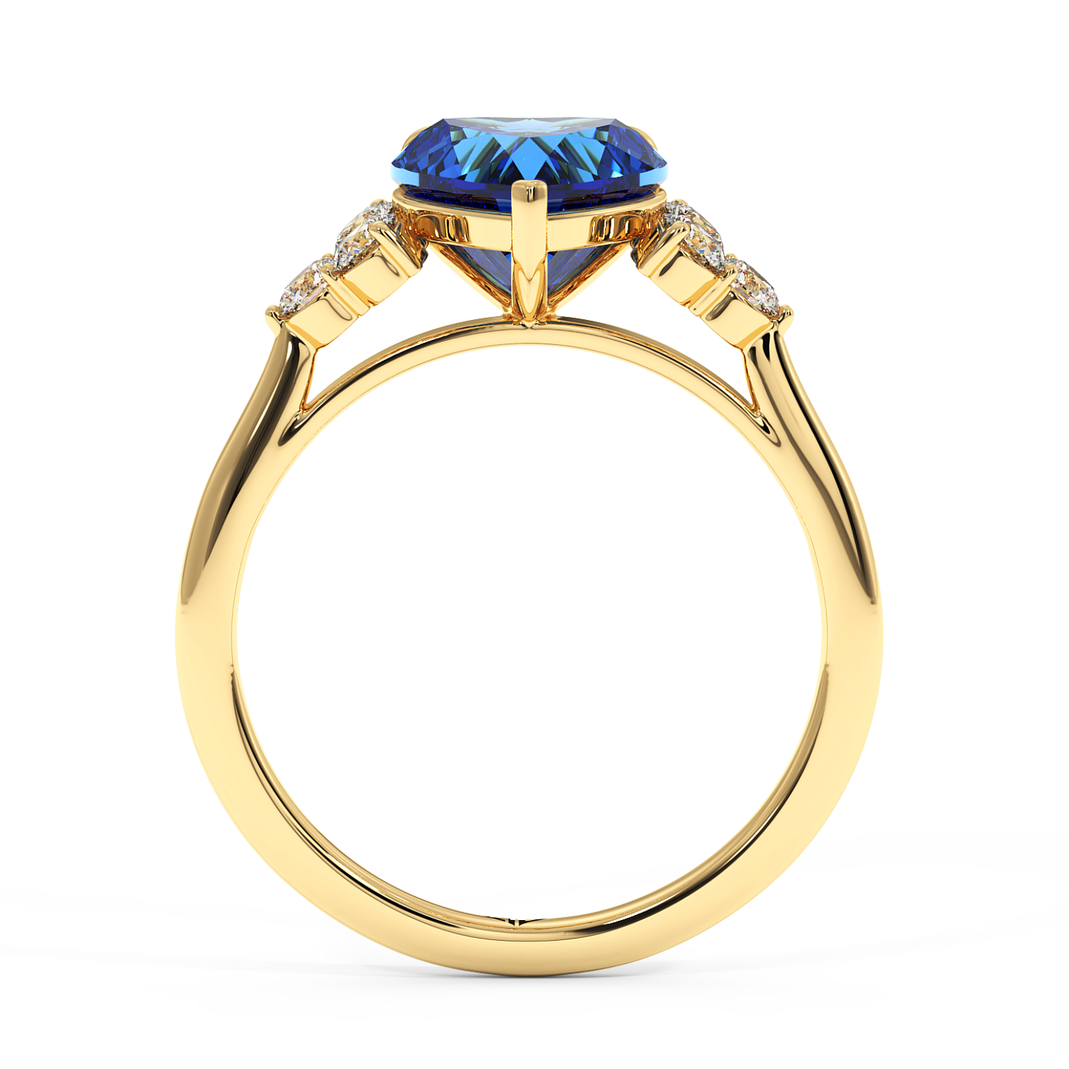 18K Yellow Gold Sasha Engagement Ring