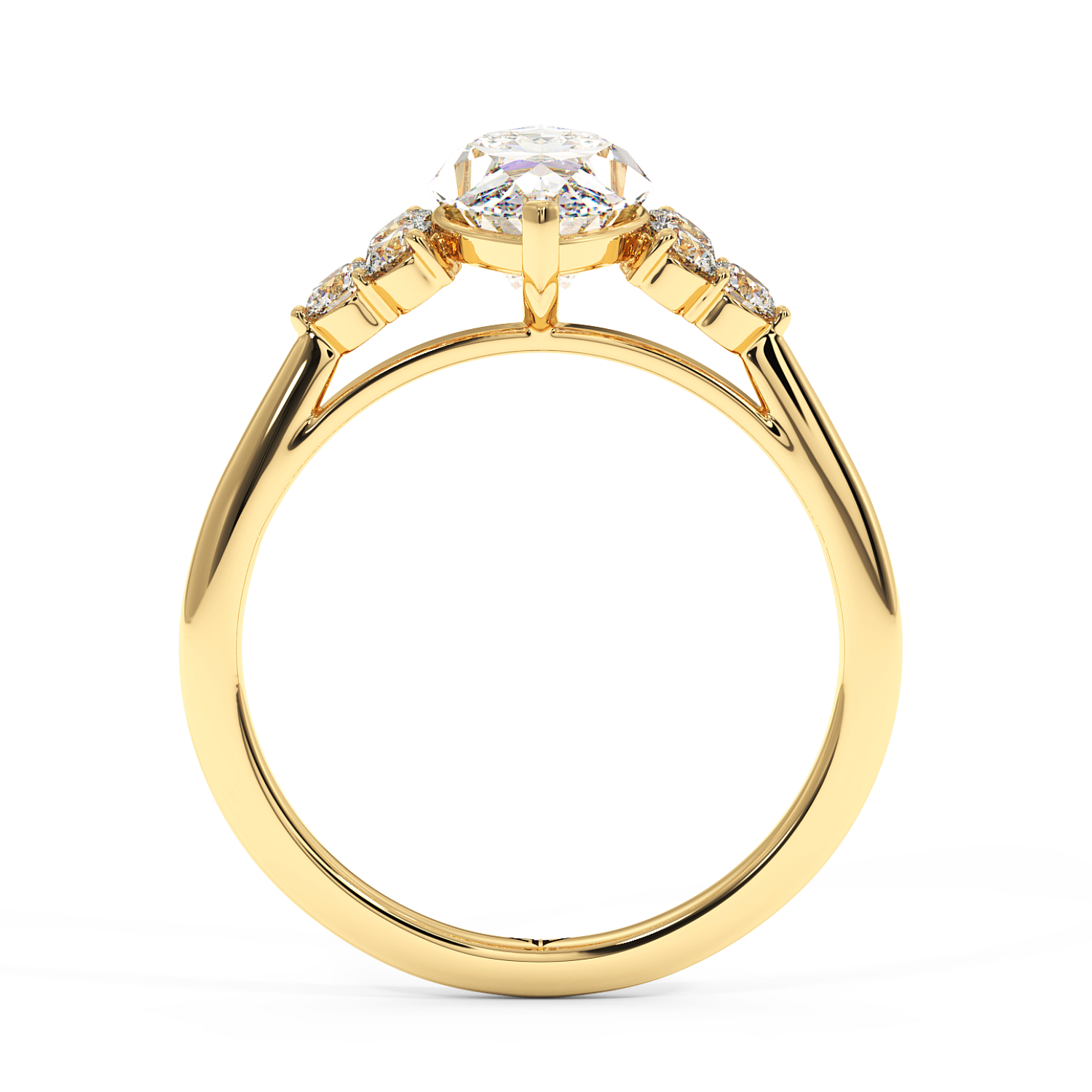 18K Yellow Gold Sasha Engagement Ring