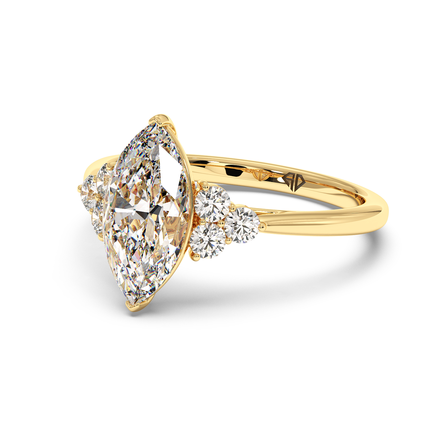 18K Yellow Gold Sasha Engagement Ring