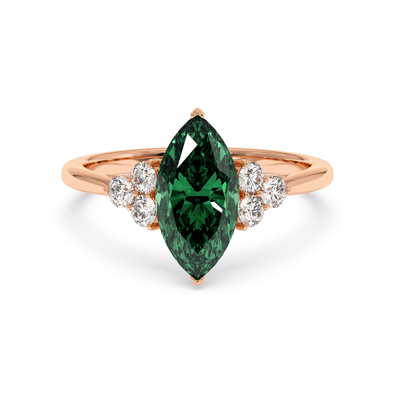 18K Rose Gold Sasha Engagement Ring