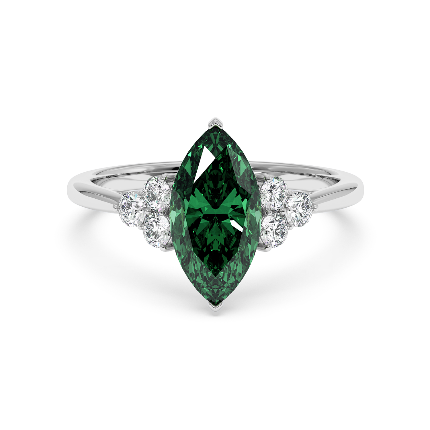 18K White Gold Sasha Engagement Ring