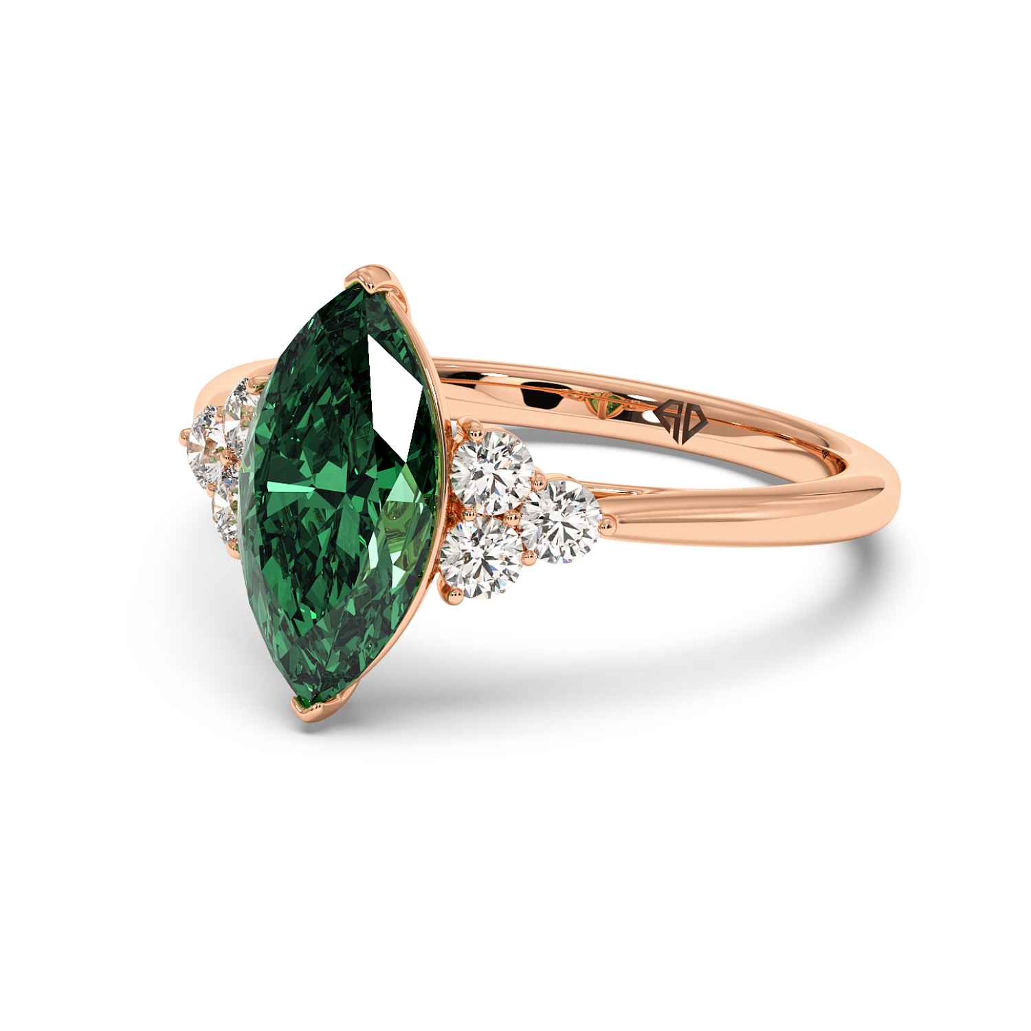 18K Rose Gold Sasha Engagement Ring
