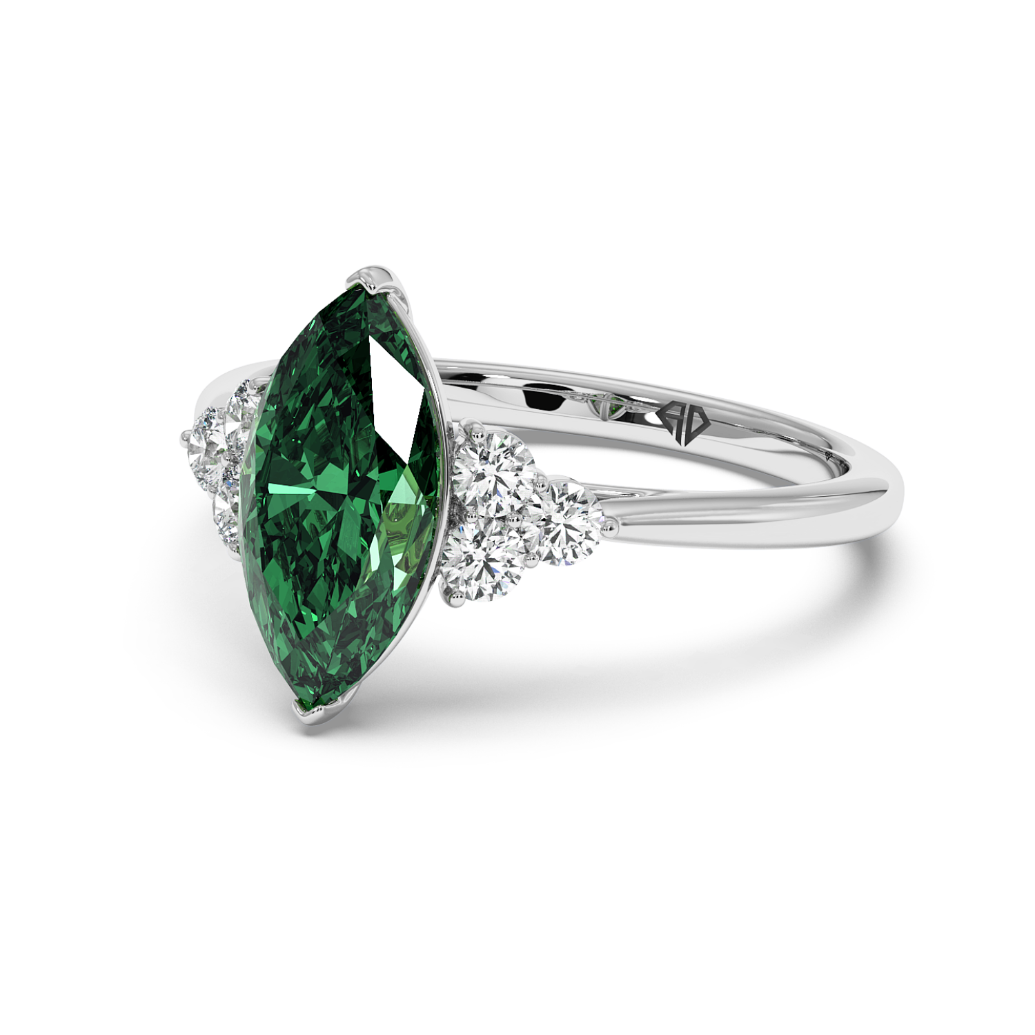 18K White Gold Sasha Engagement Ring