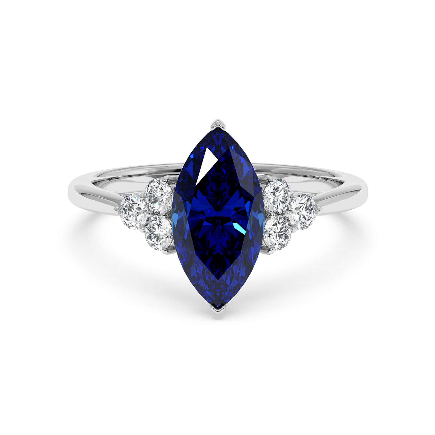 18K White Gold Sasha Engagement Ring