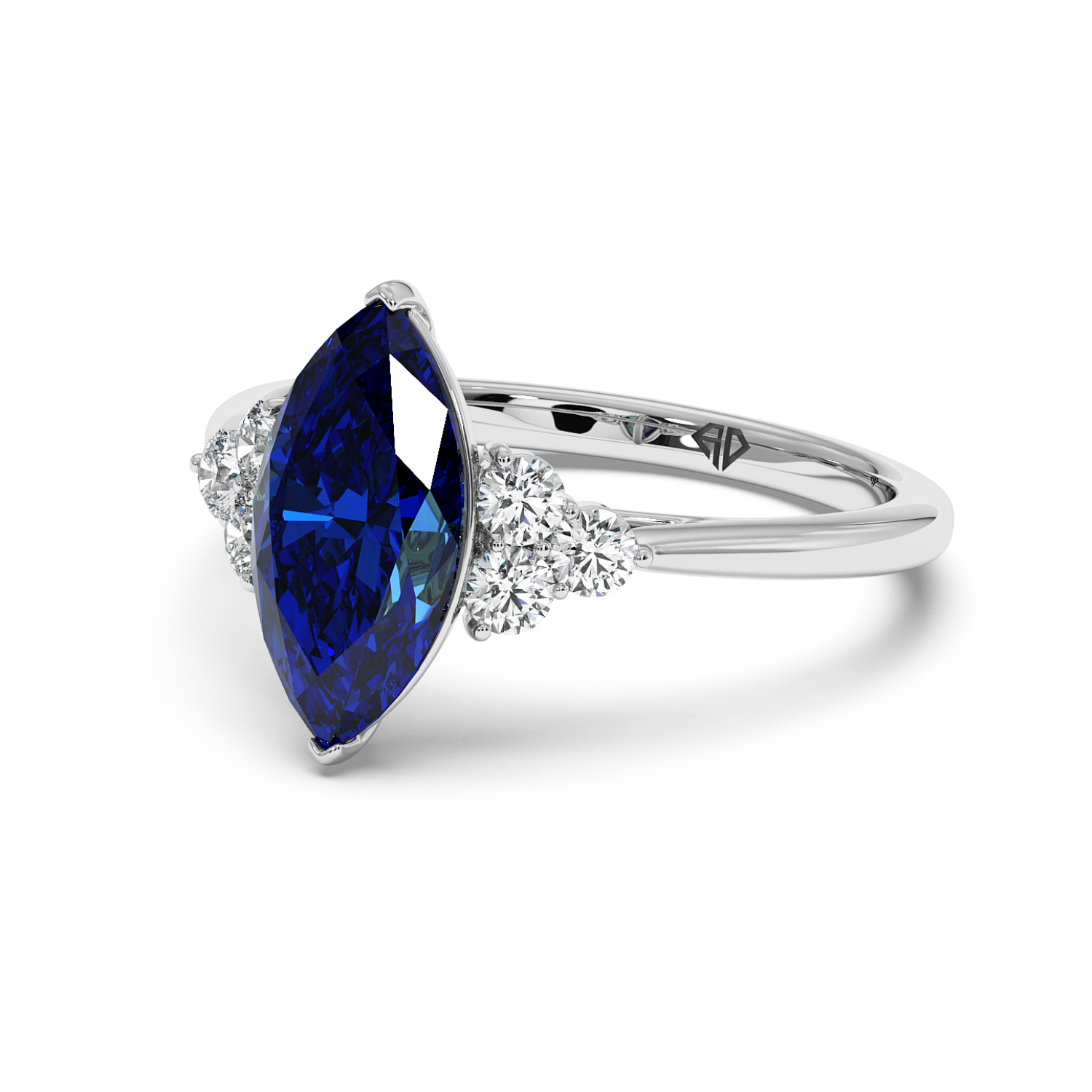 18K White Gold Sasha Engagement Ring