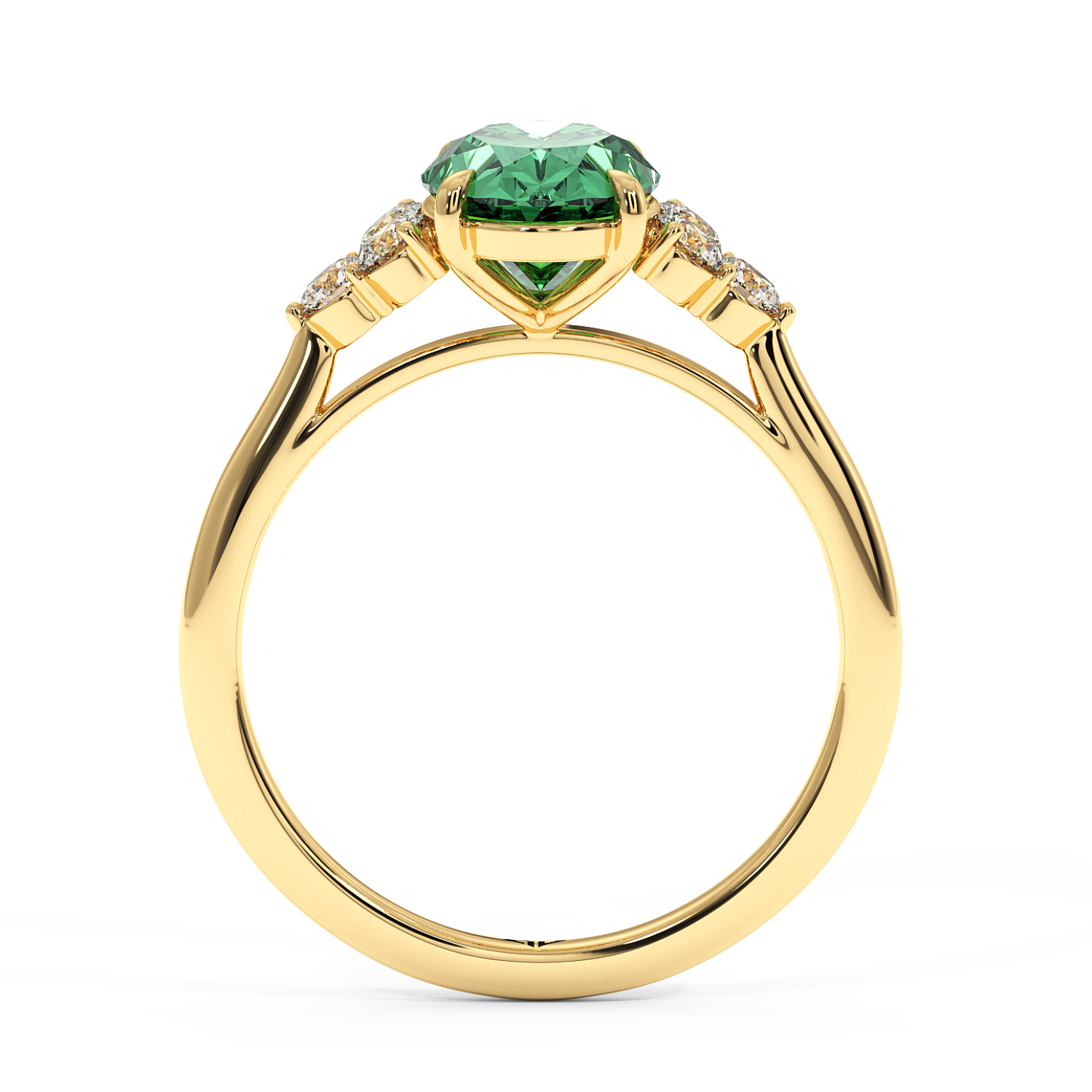 18K Yellow Gold Sasha Engagement Ring