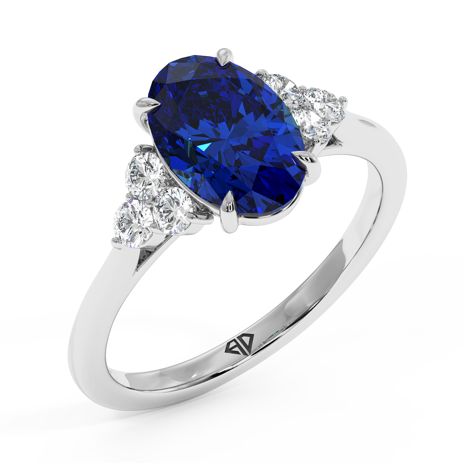 18K White Gold Sasha Engagement Ring
