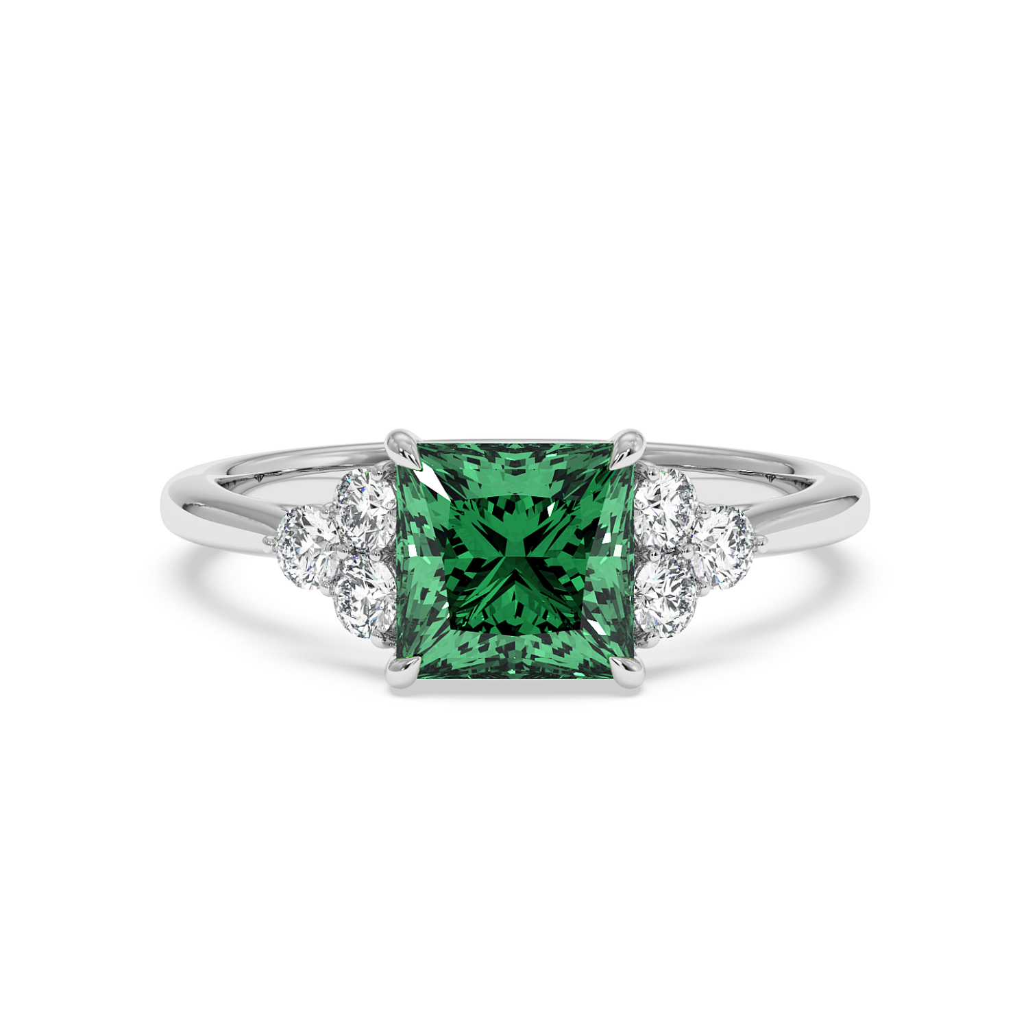18K White Gold Sasha Engagement Ring