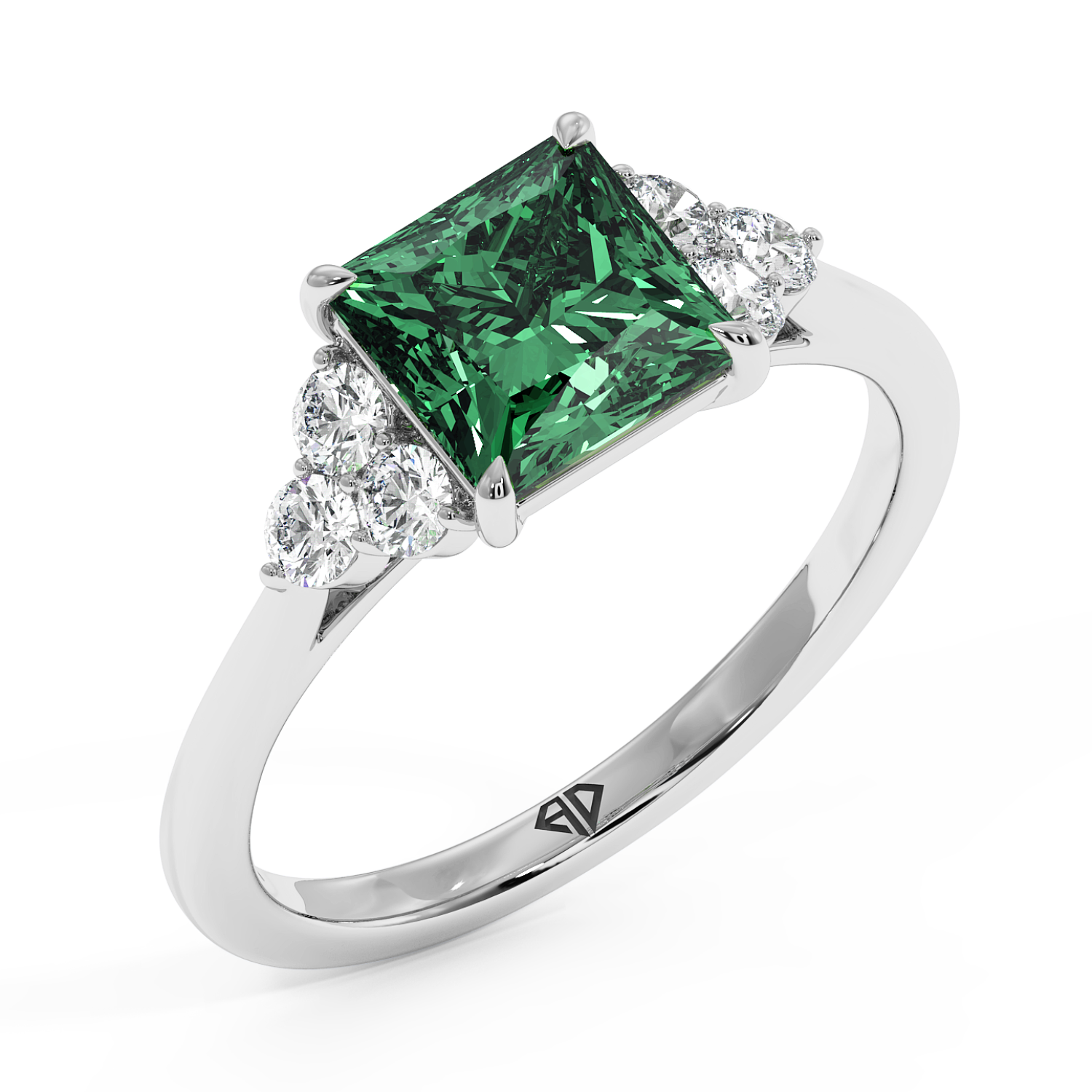 18K White Gold Sasha Engagement Ring