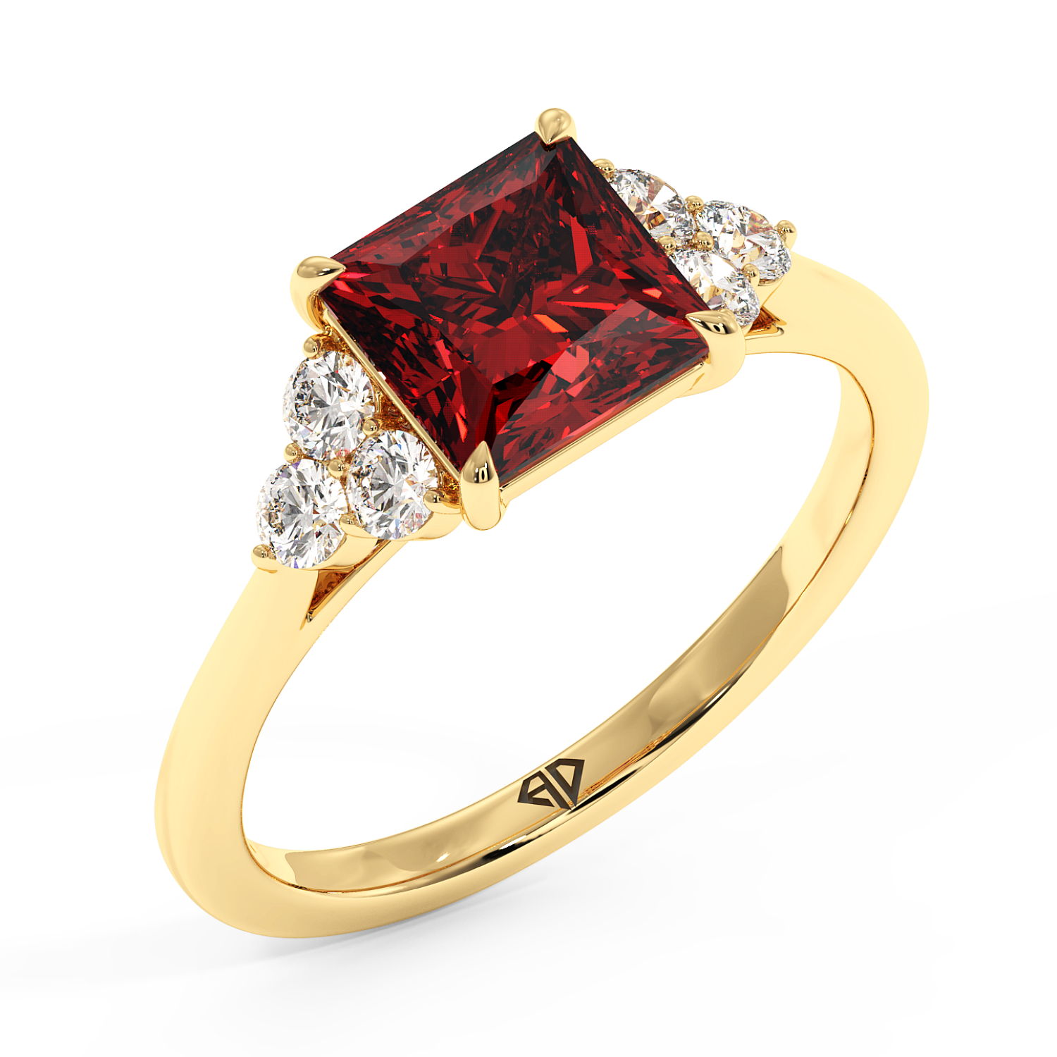 18K Yellow Gold Sasha Engagement Ring