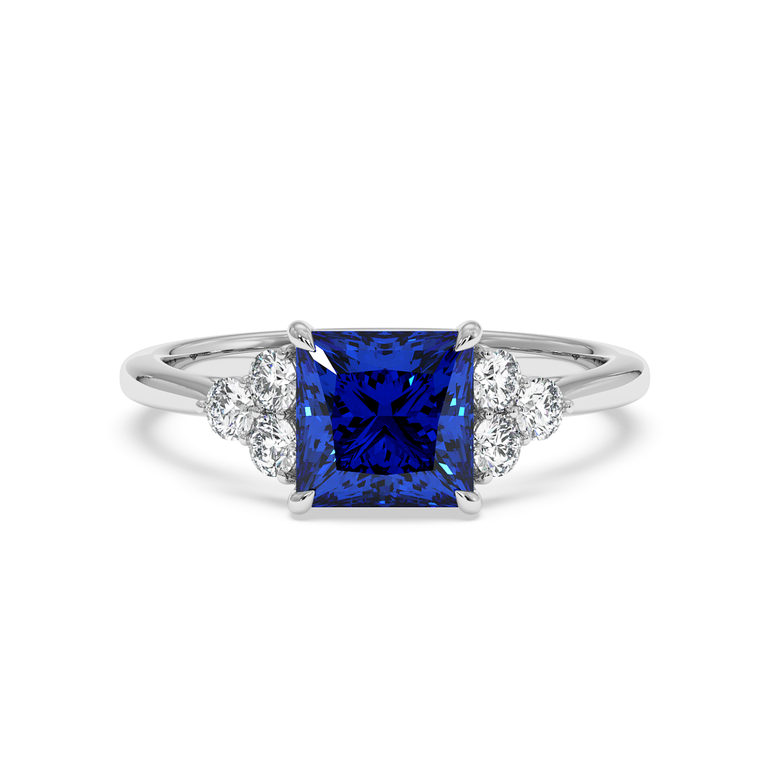 18K White Gold Sasha Engagement Ring