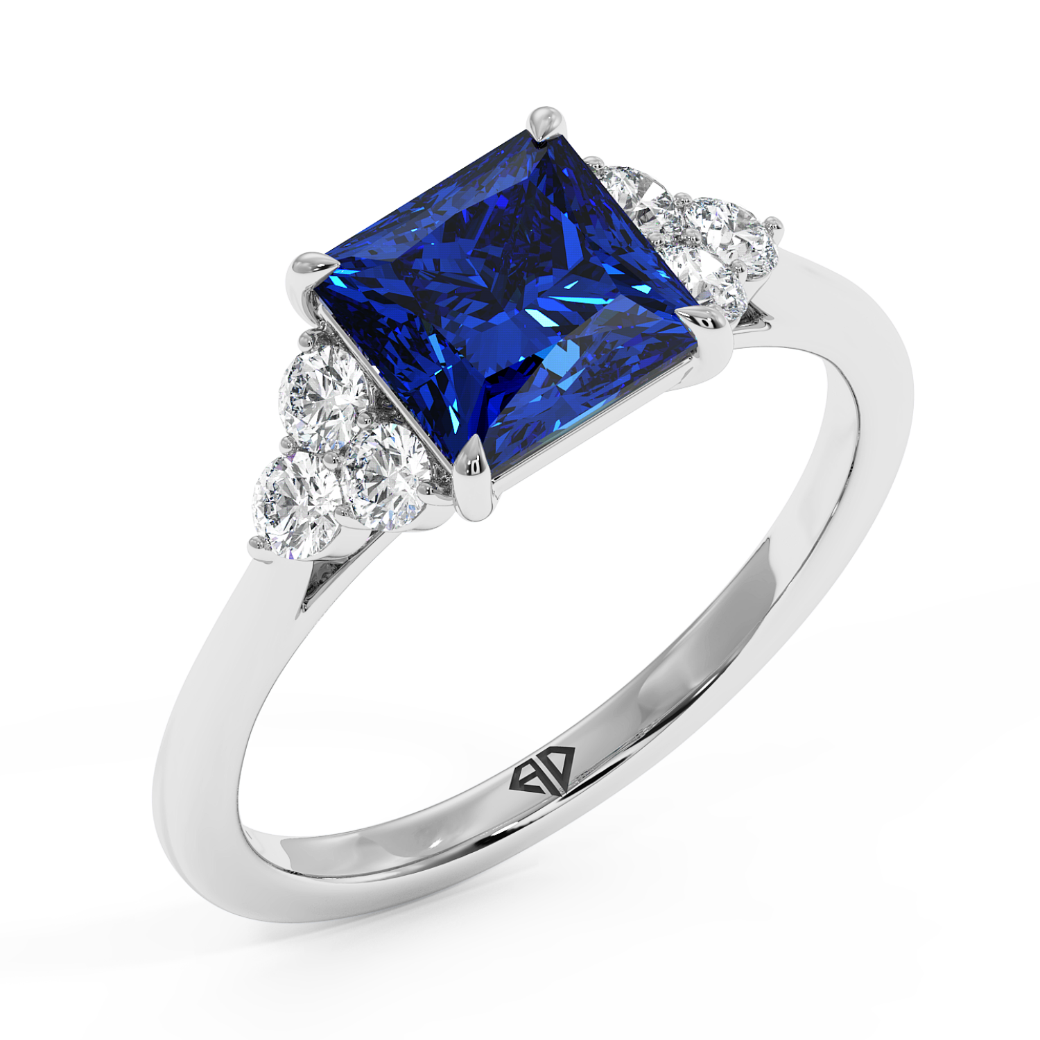 18K White Gold Sasha Engagement Ring