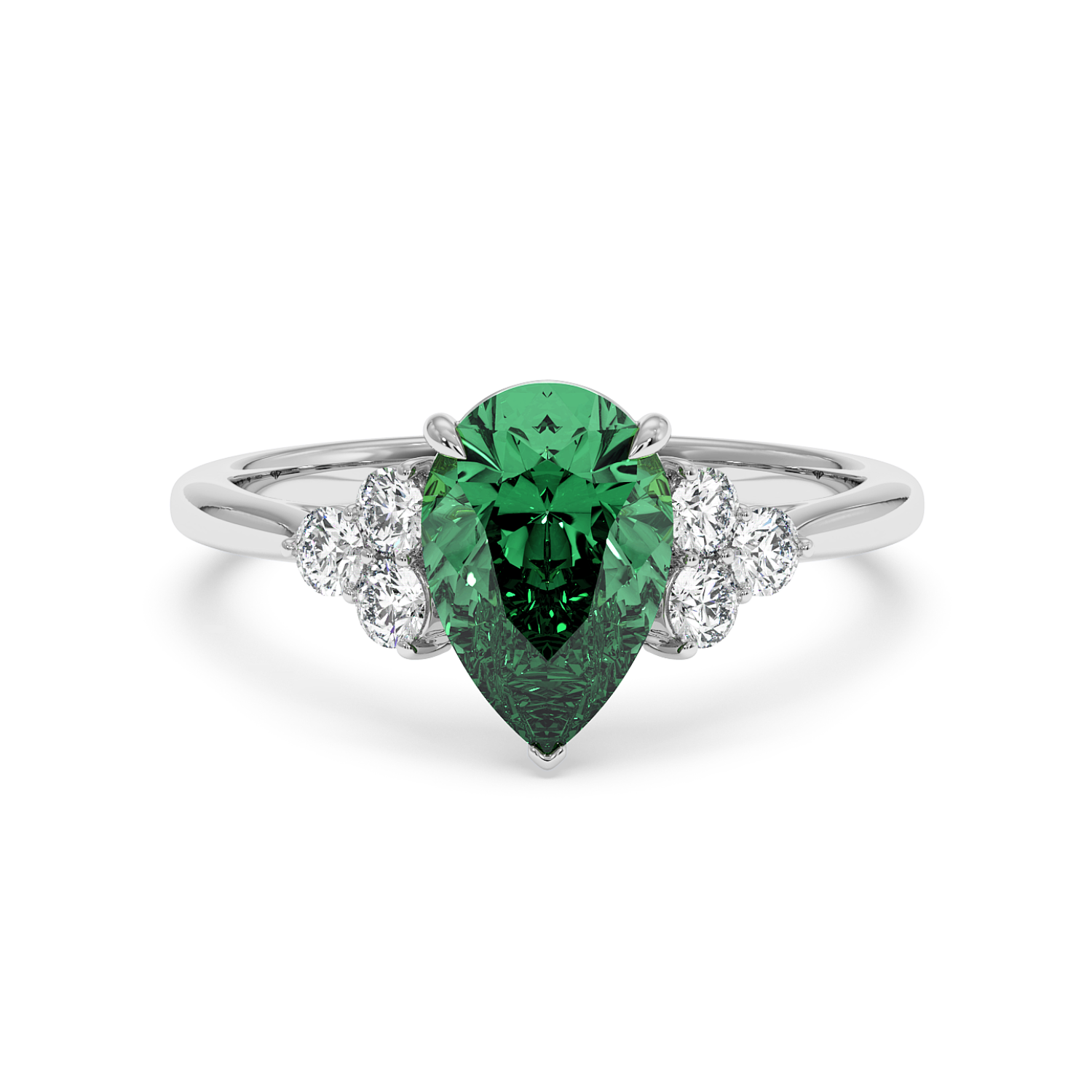 18K White Gold Sasha Engagement Ring