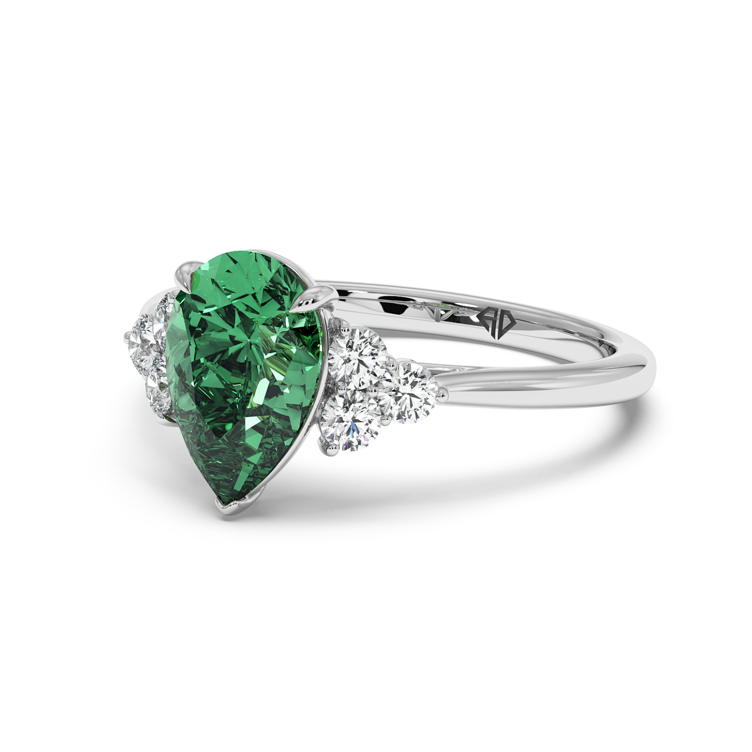 18K White Gold Sasha Engagement Ring