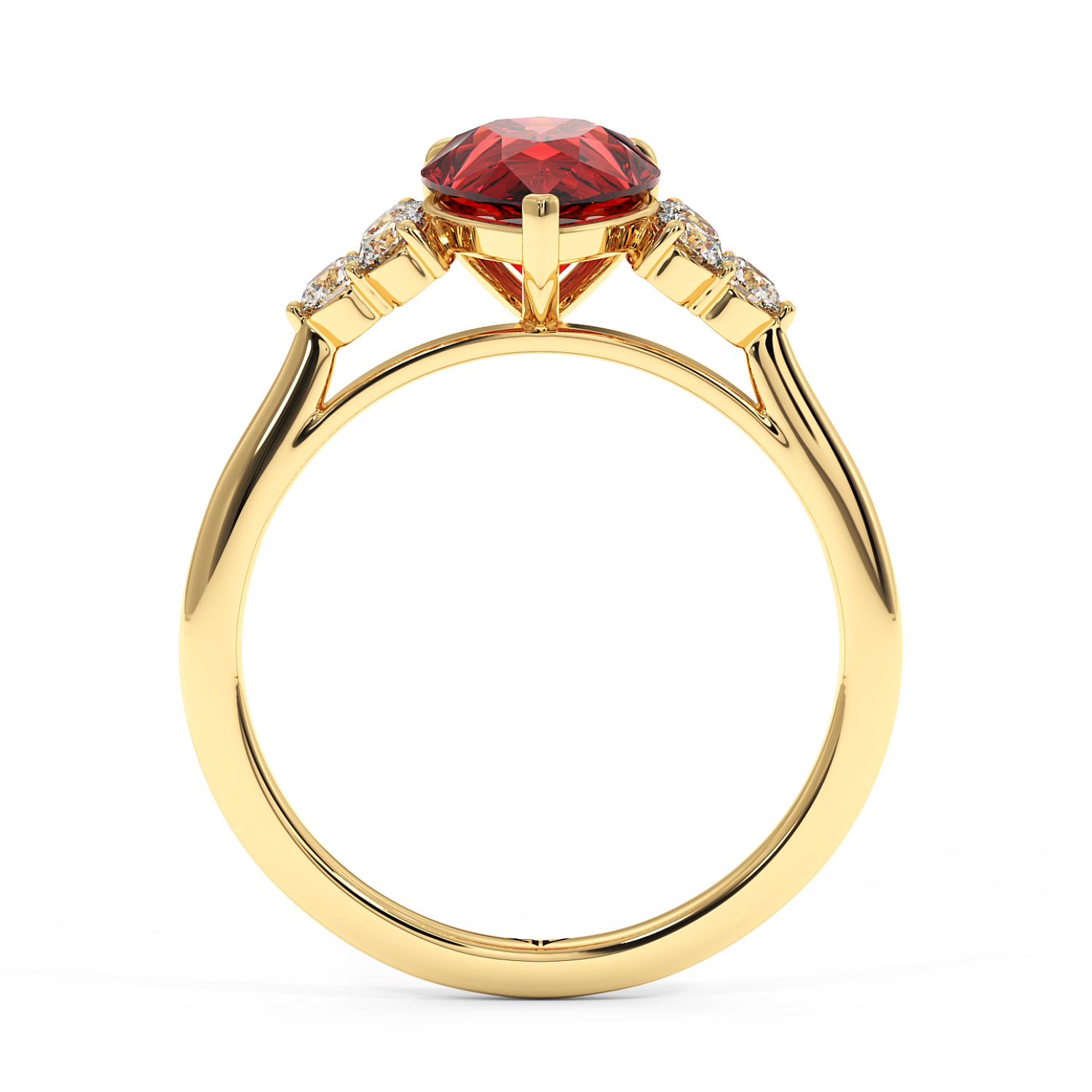 18K Yellow Gold Sasha Engagement Ring