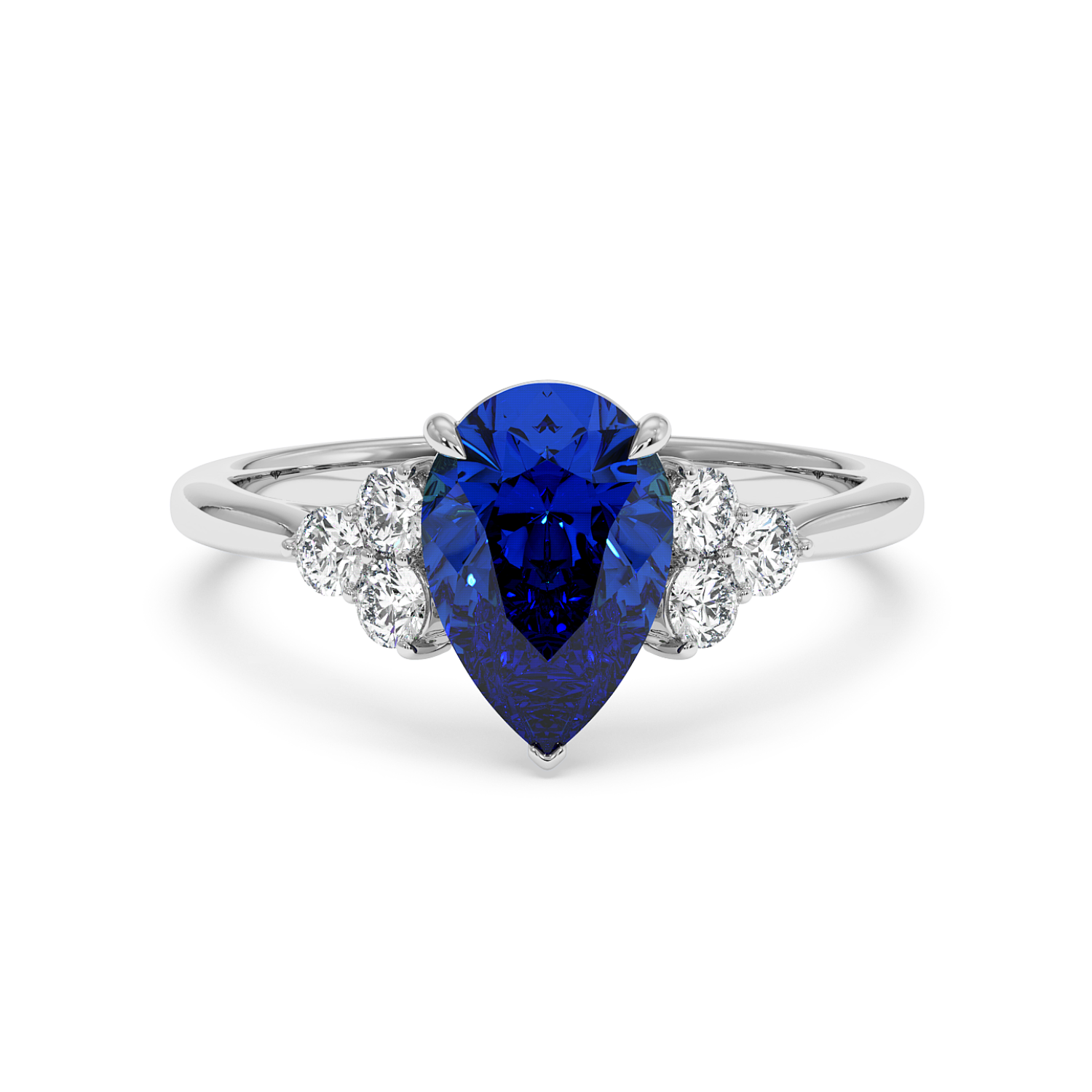 18K White Gold Sasha Engagement Ring