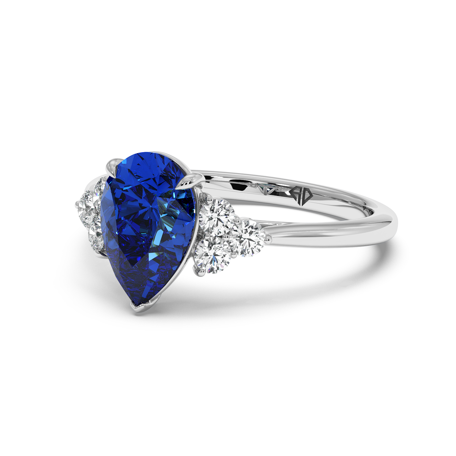 18K White Gold Sasha Engagement Ring