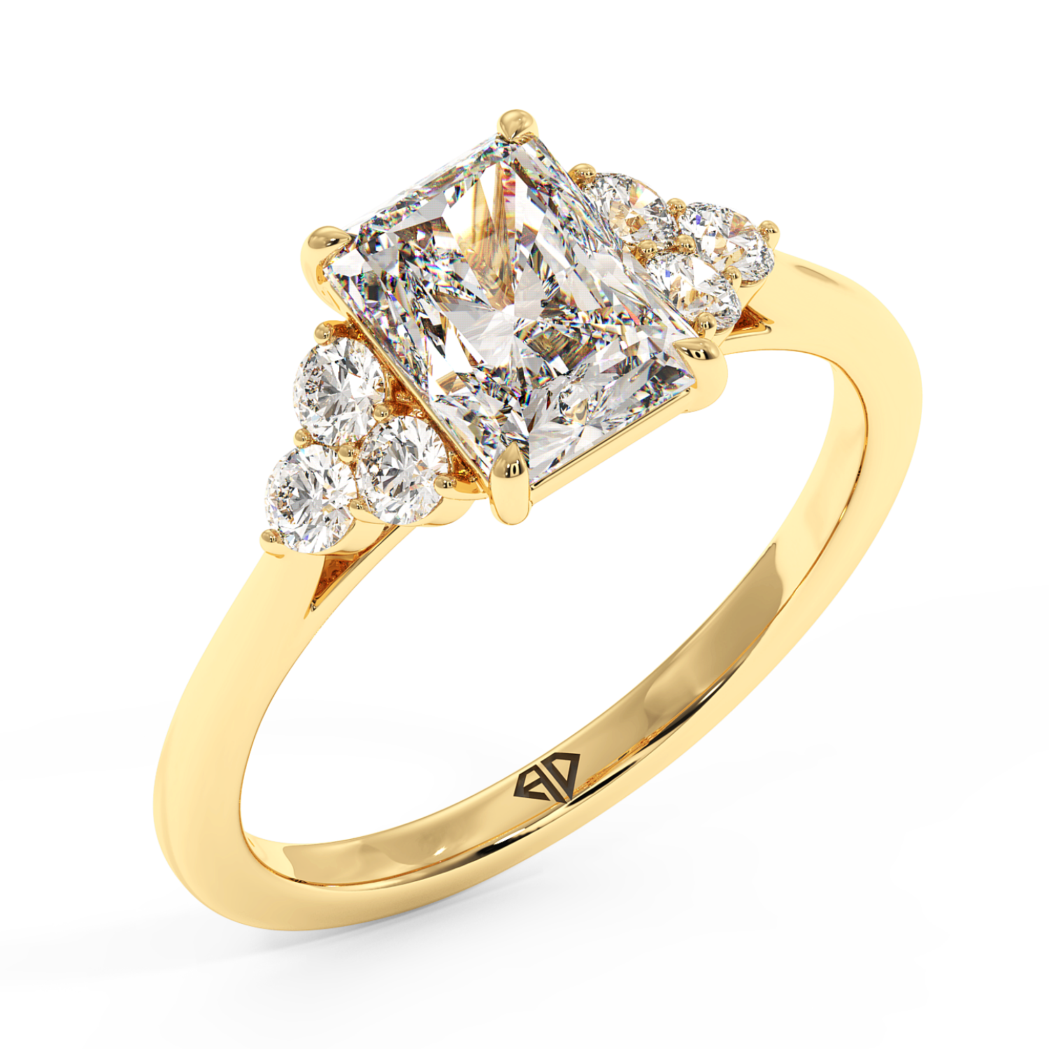 18K Yellow Gold Sasha Engagement Ring