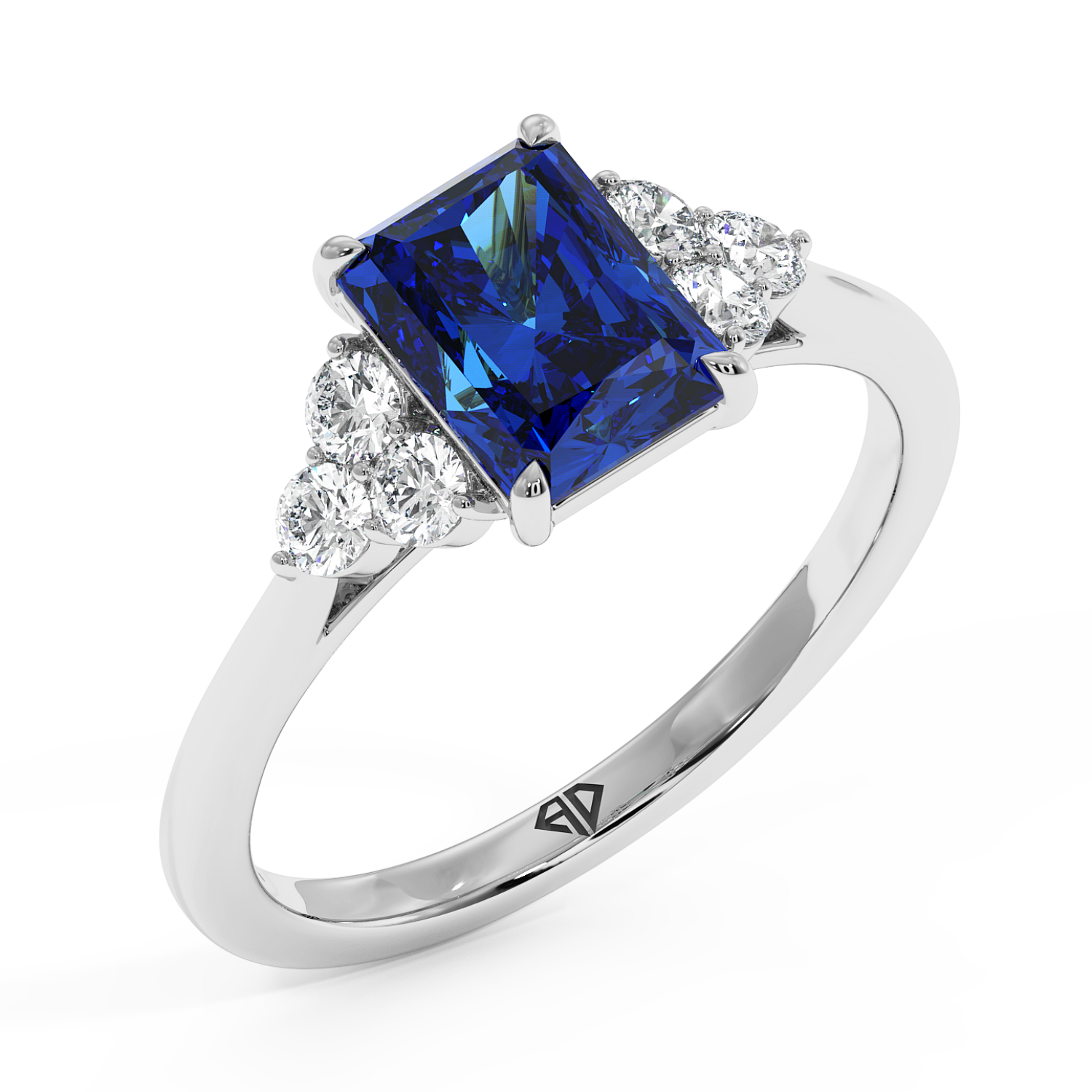 18K White Gold Sasha Engagement Ring