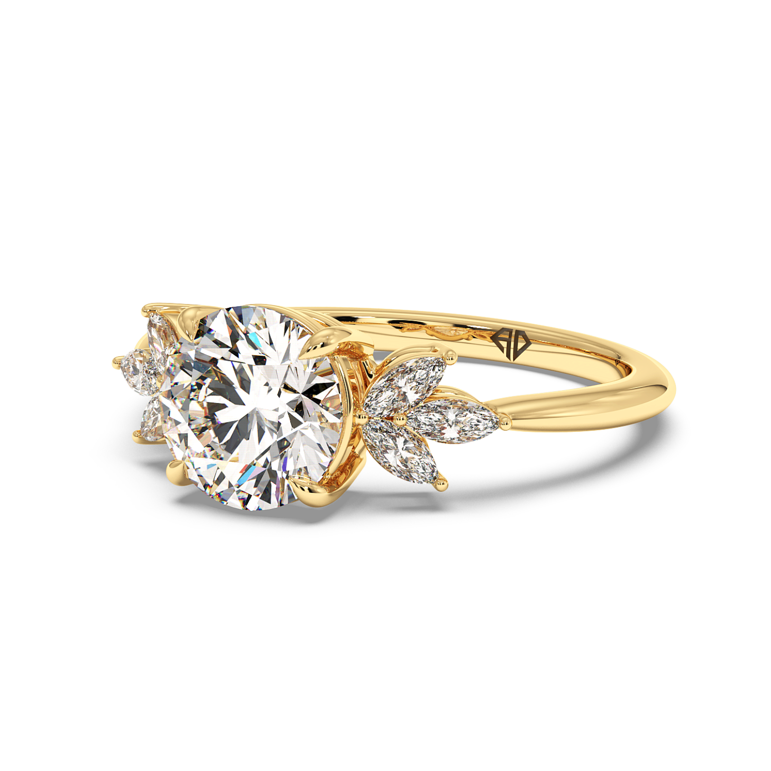 18K Yellow Gold Heidi Engagement Ring