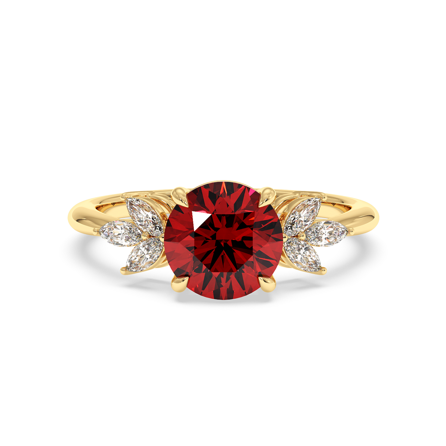 18K Yellow Gold Heidi Engagement Ring