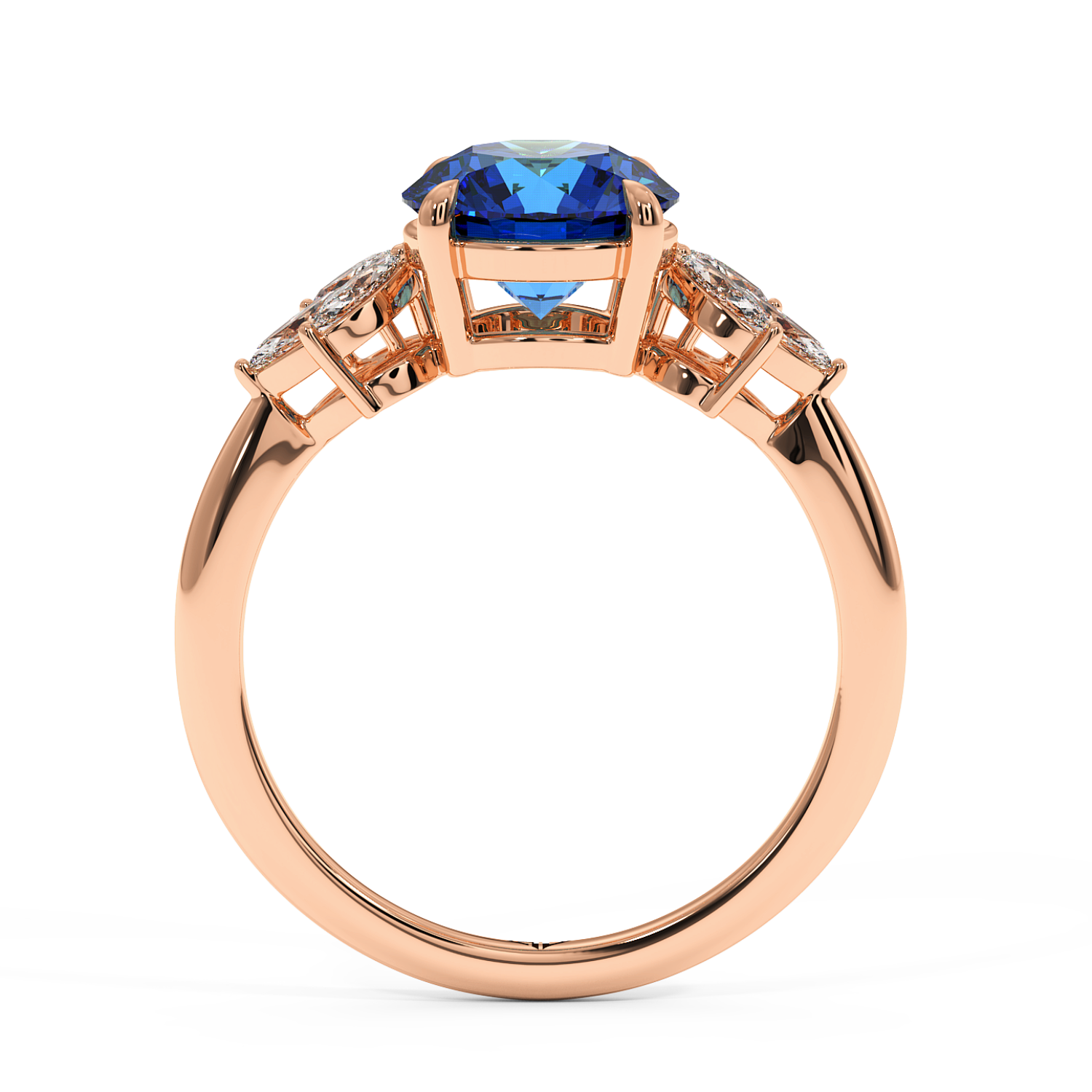 18K Rose Gold Heidi Engagement Ring