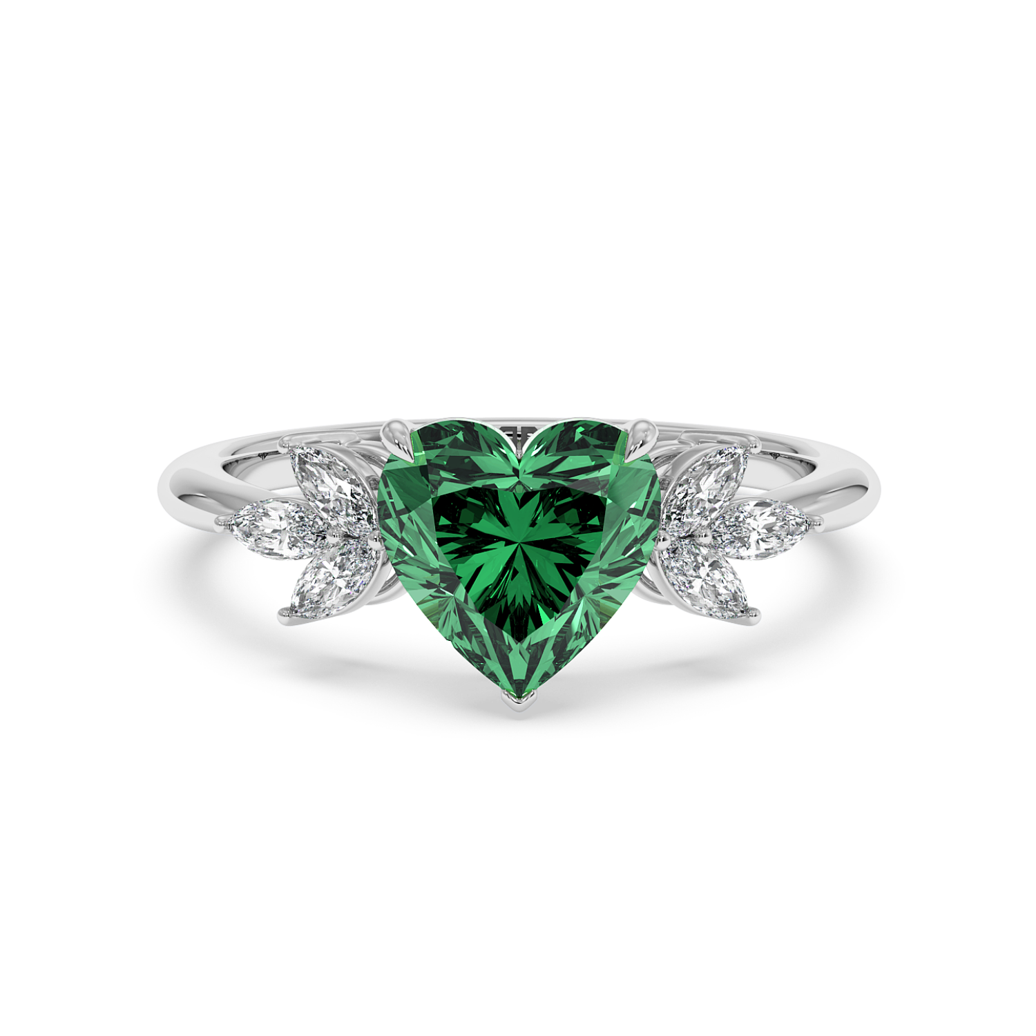 Platinum Heidi Engagement Ring