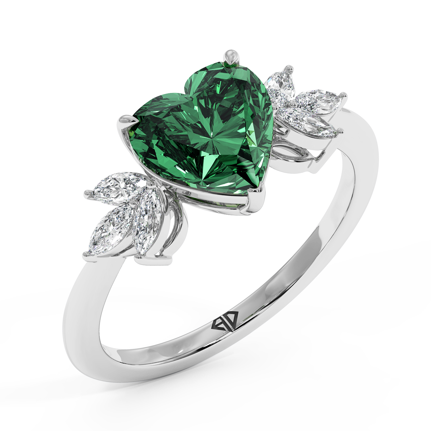 Platinum Heidi Engagement Ring