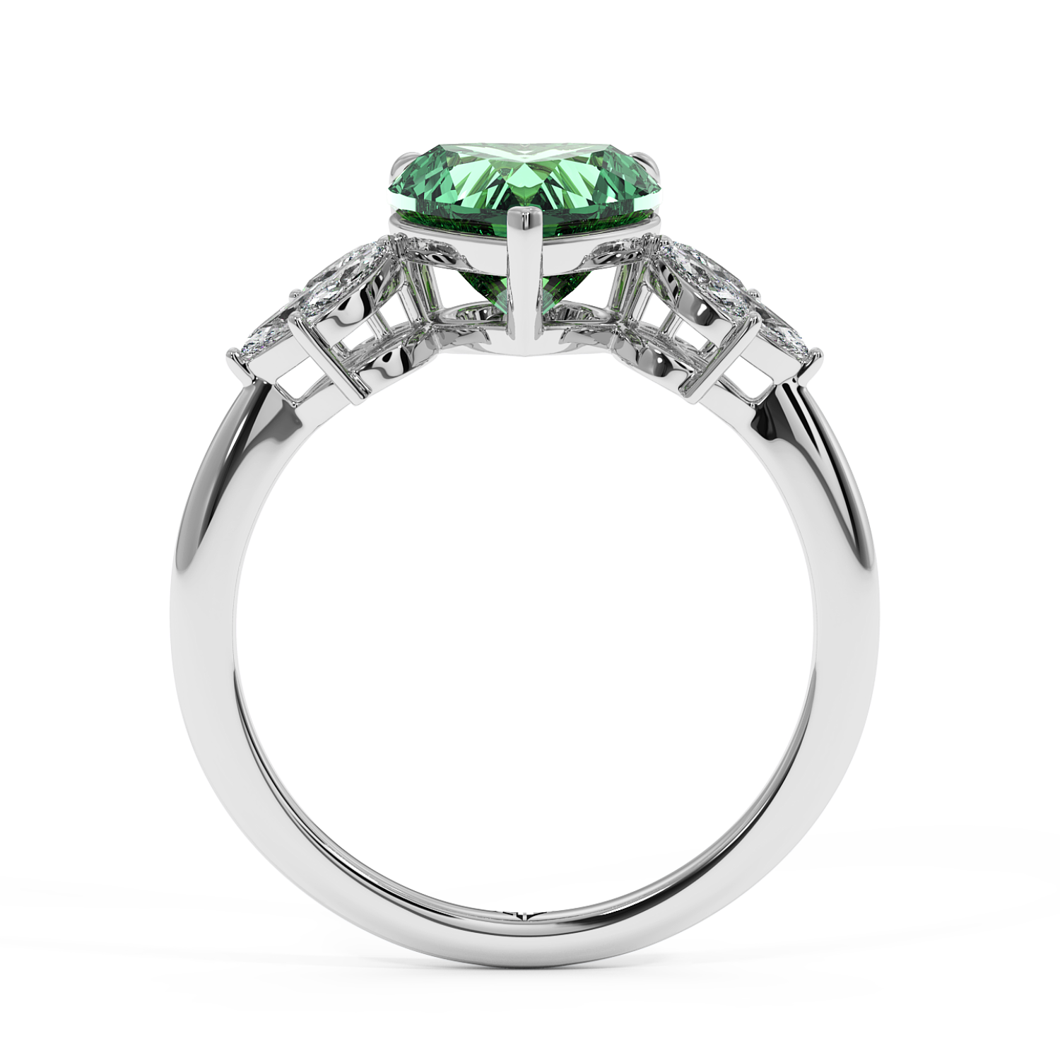 Platinum Heidi Engagement Ring