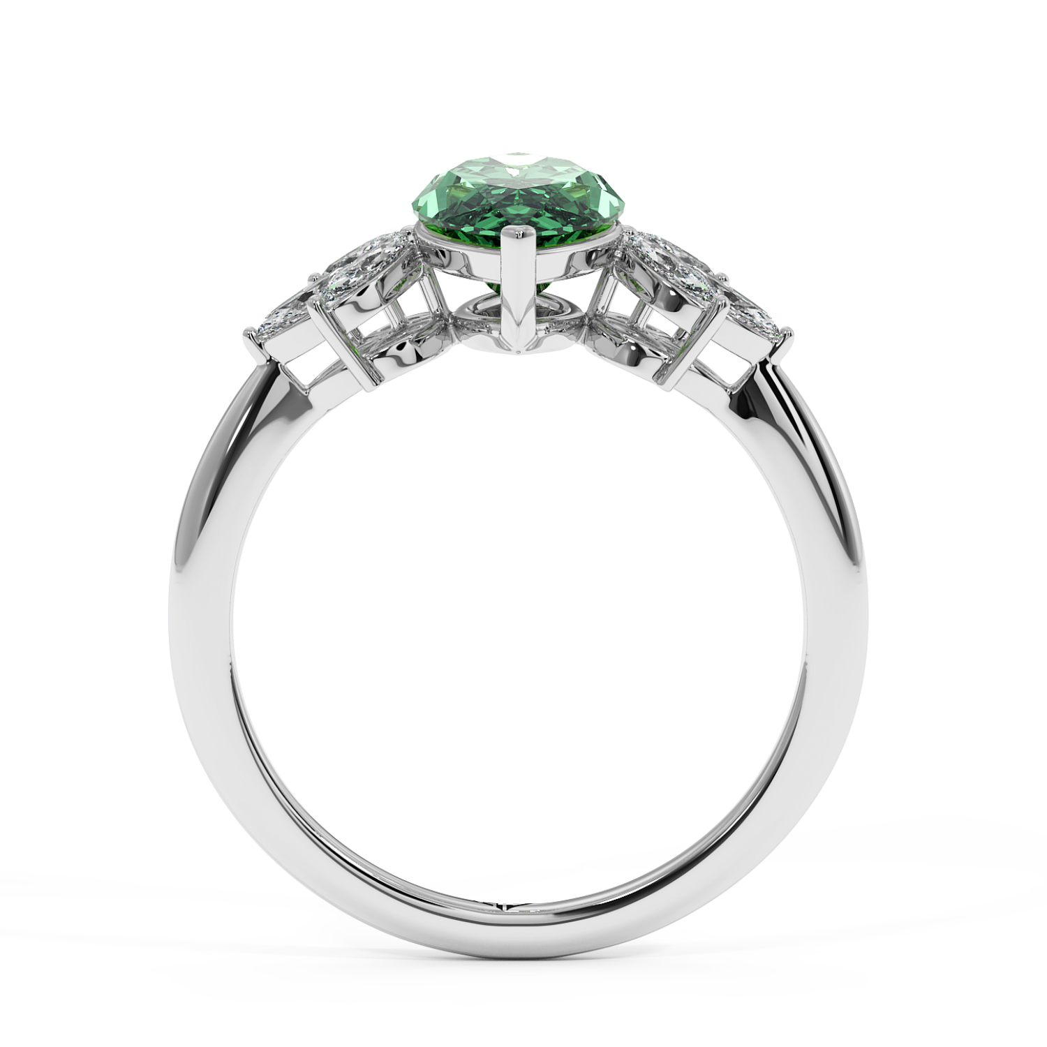 Platinum Heidi Engagement Ring