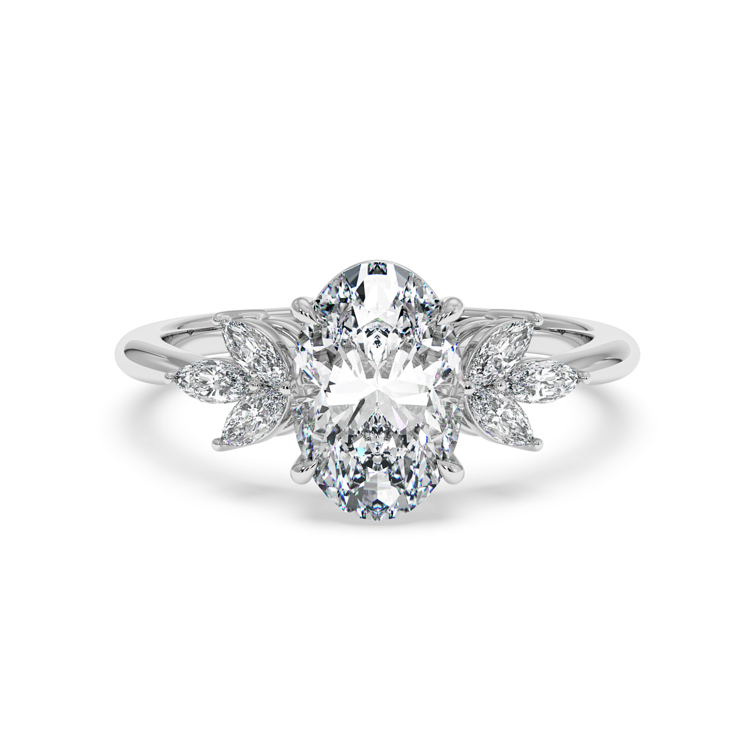 Platinum Heidi Engagement Ring