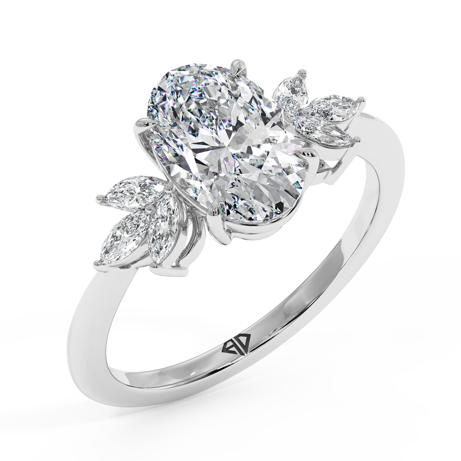 Platinum Heidi Engagement Ring