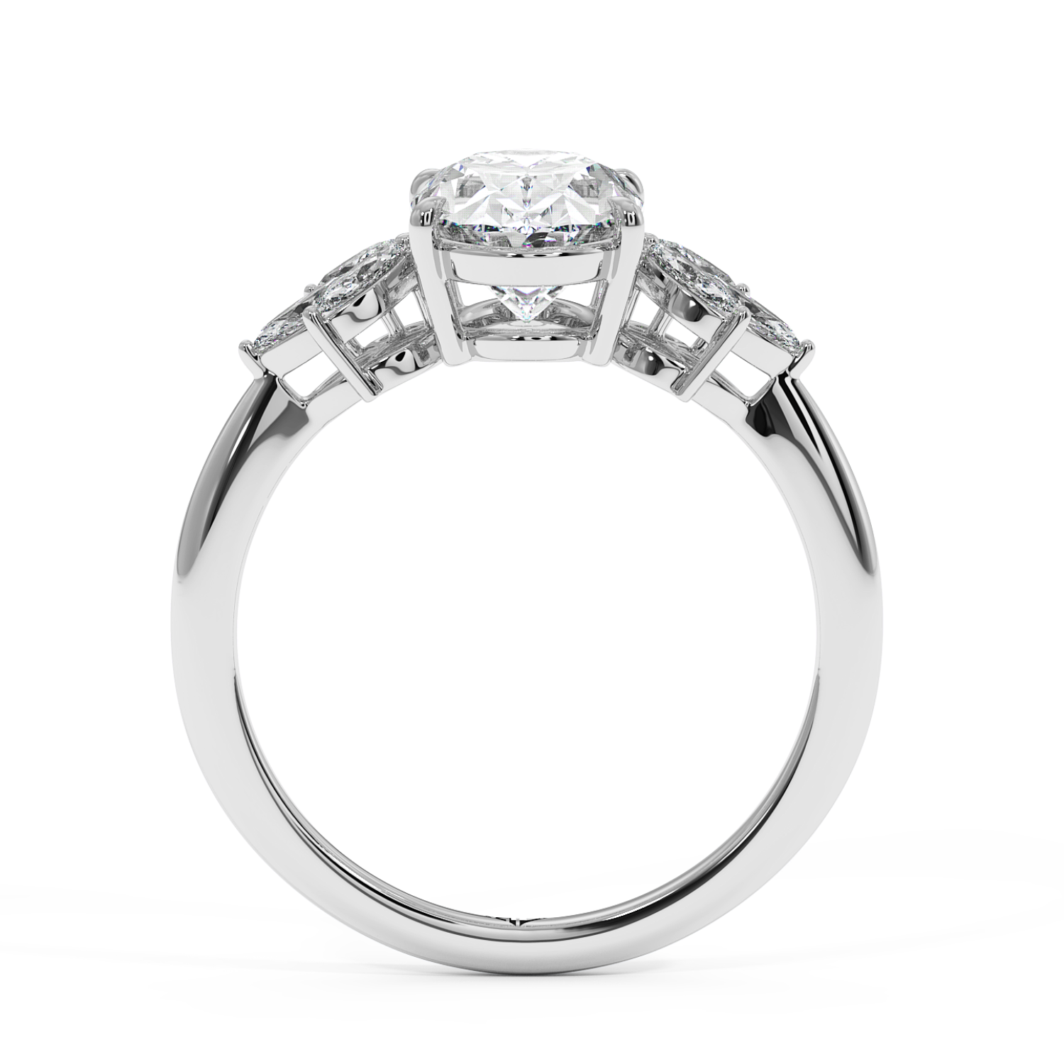 Platinum Heidi Engagement Ring