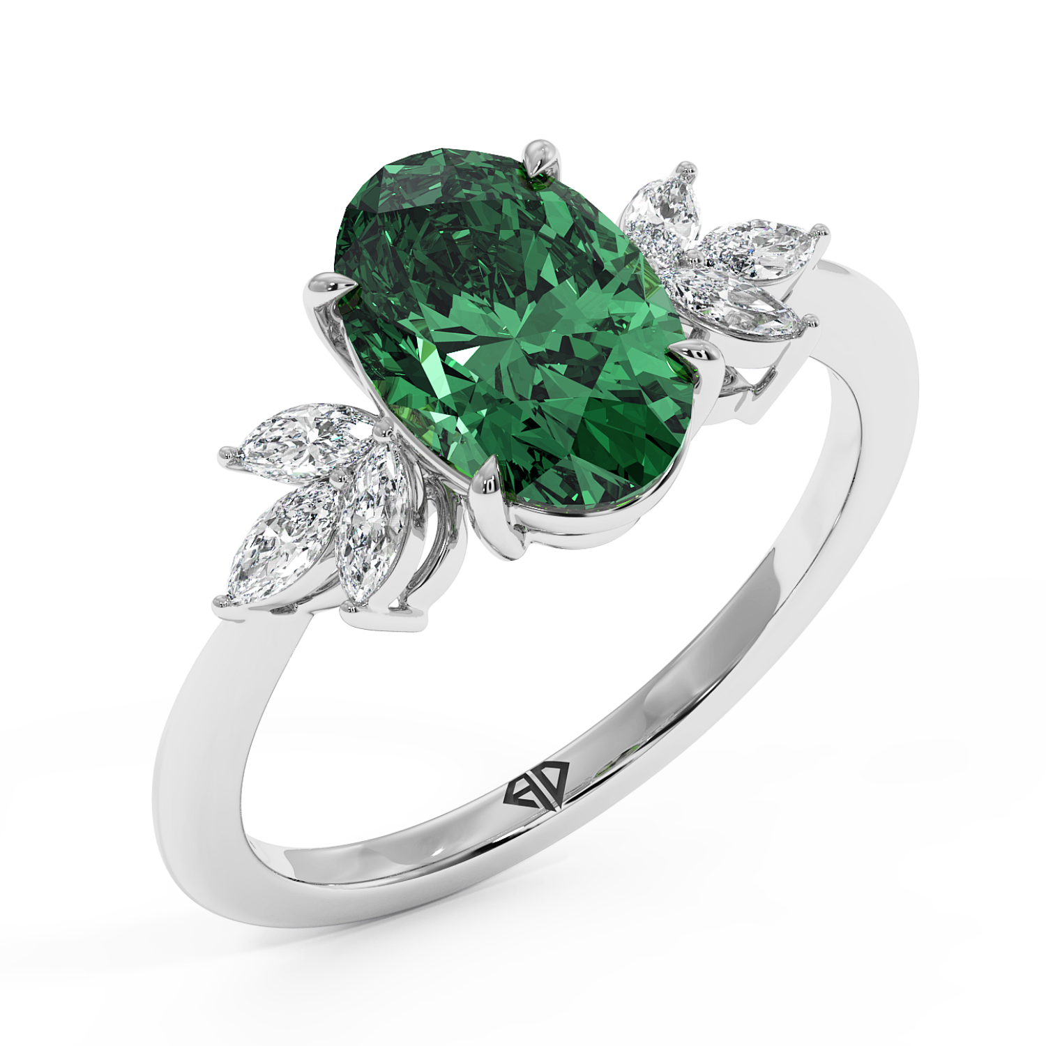 18K White Gold Heidi Engagement Ring